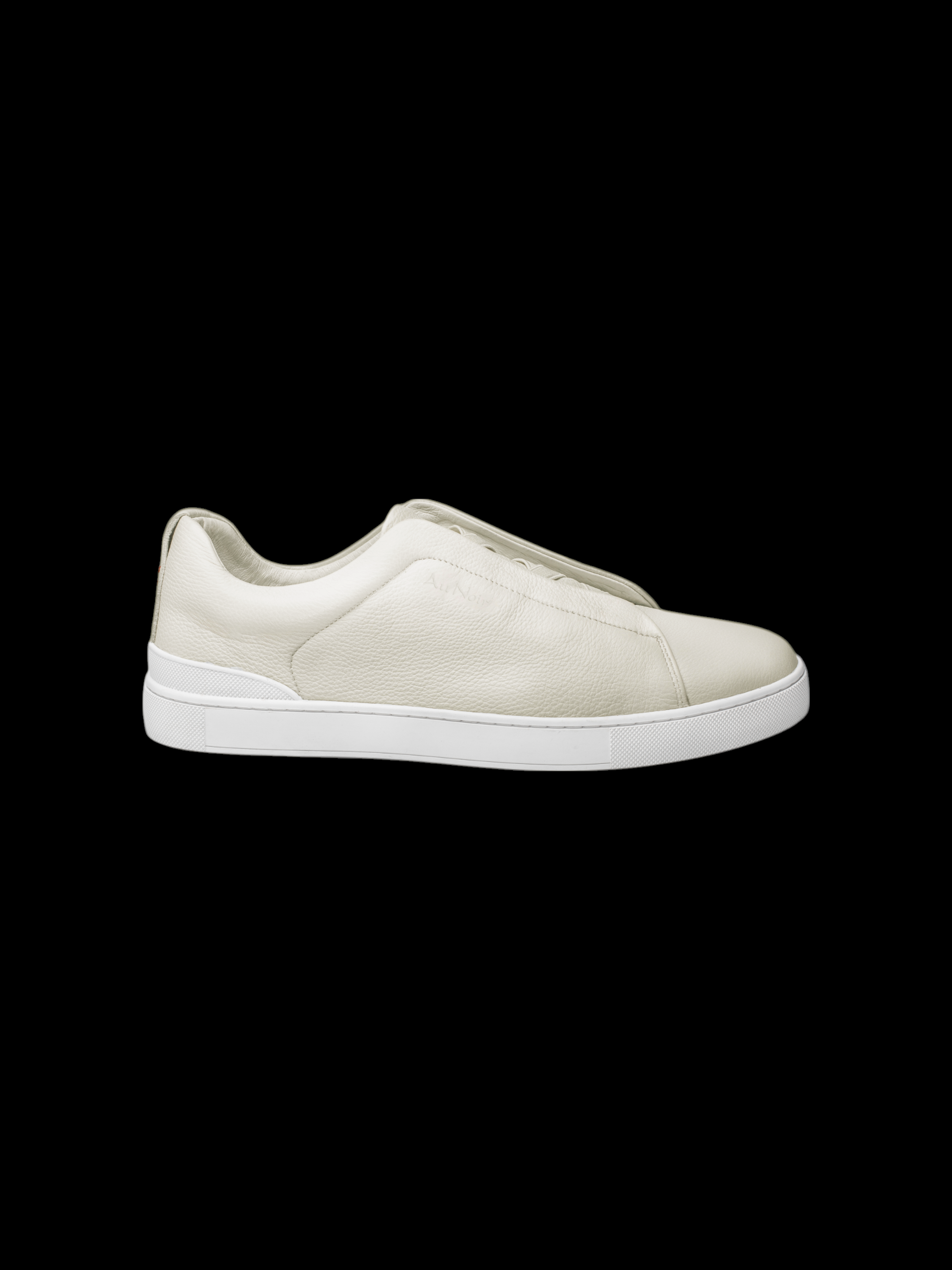 CHAUSSURE CUIRE SLIP-ON | HOLDEN, White/Cream