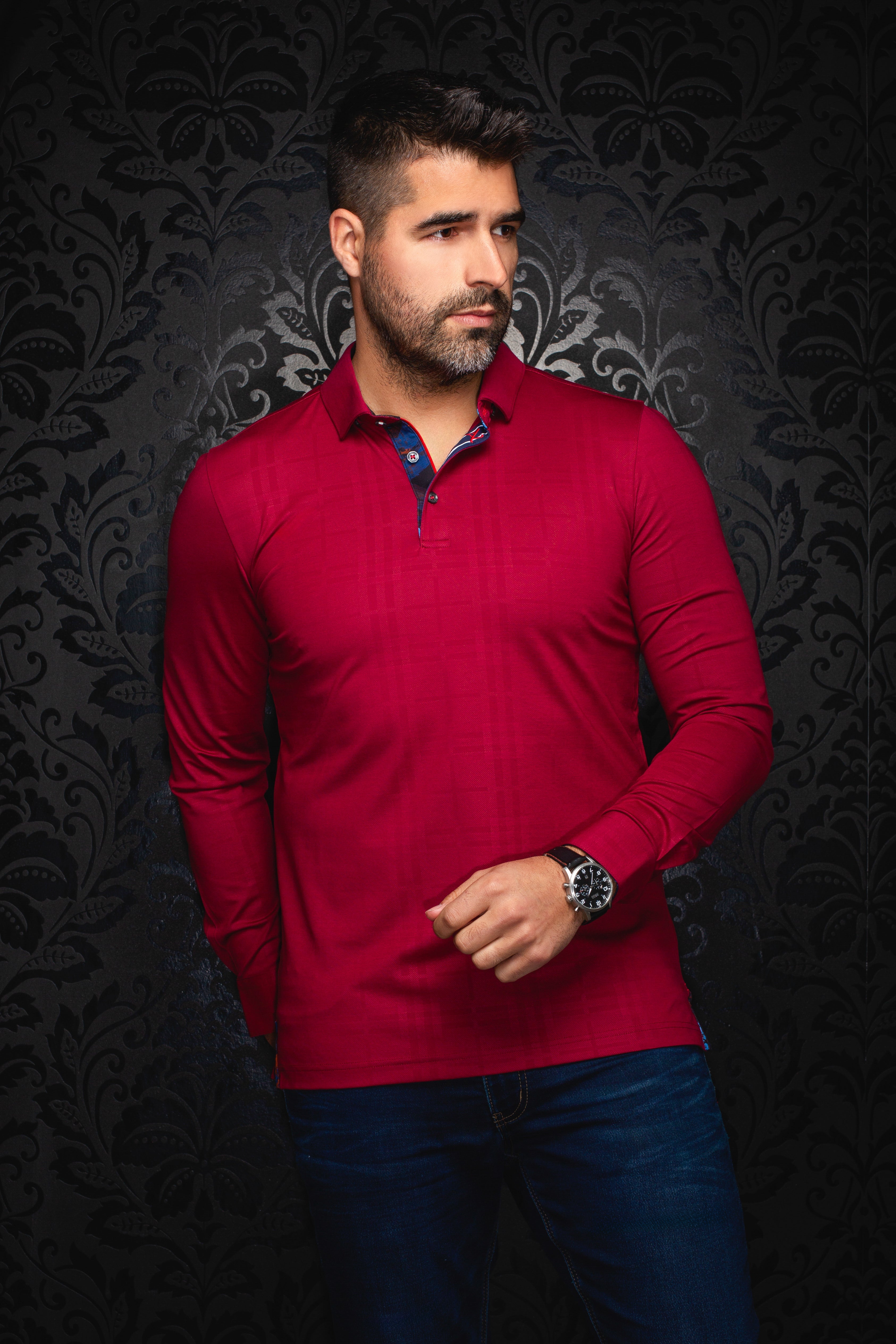 POLO MANCHES LONGUES | CHELSEA, Cabernet