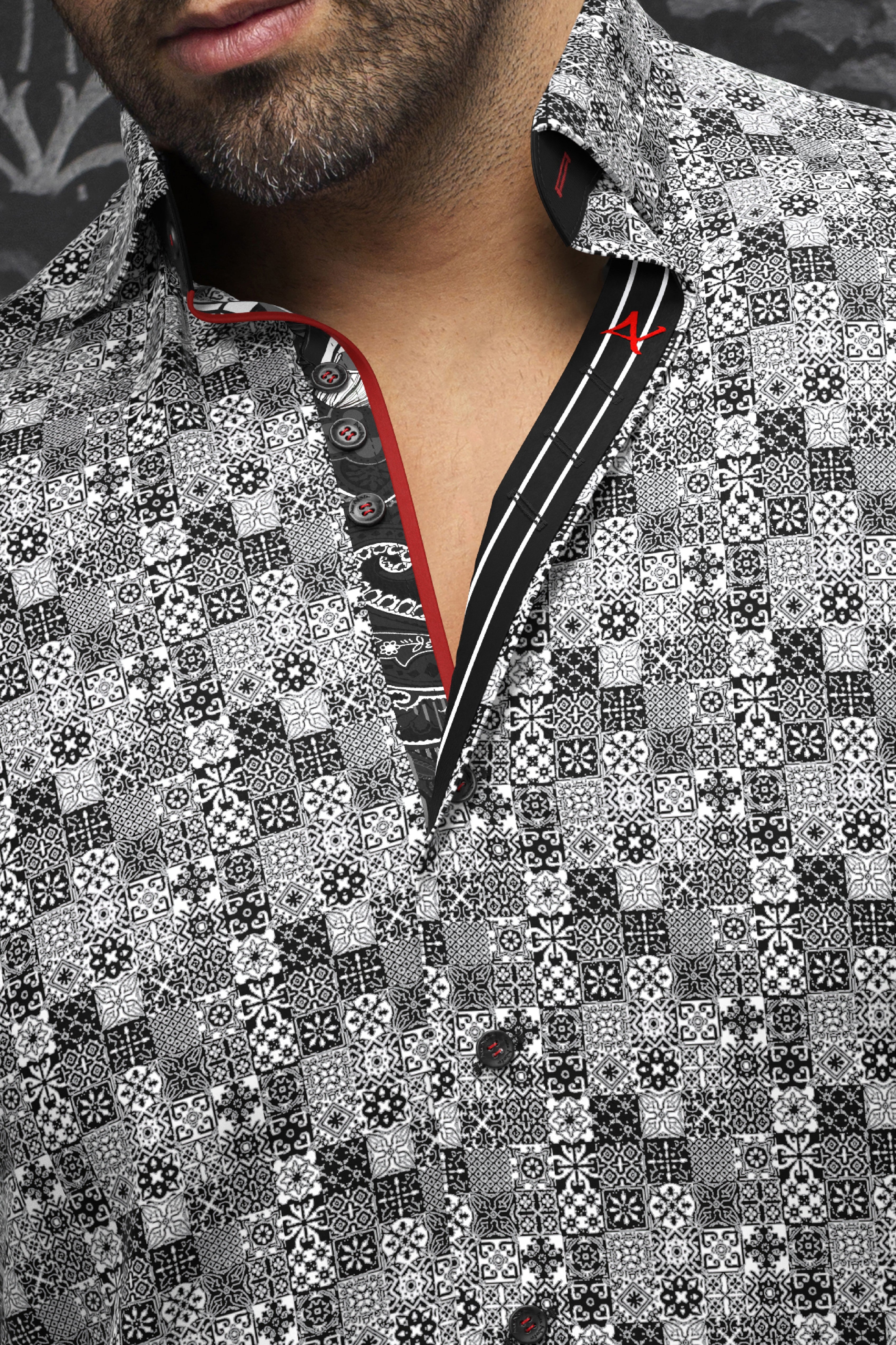 CHEMISE | SOLLOZZO, Black White