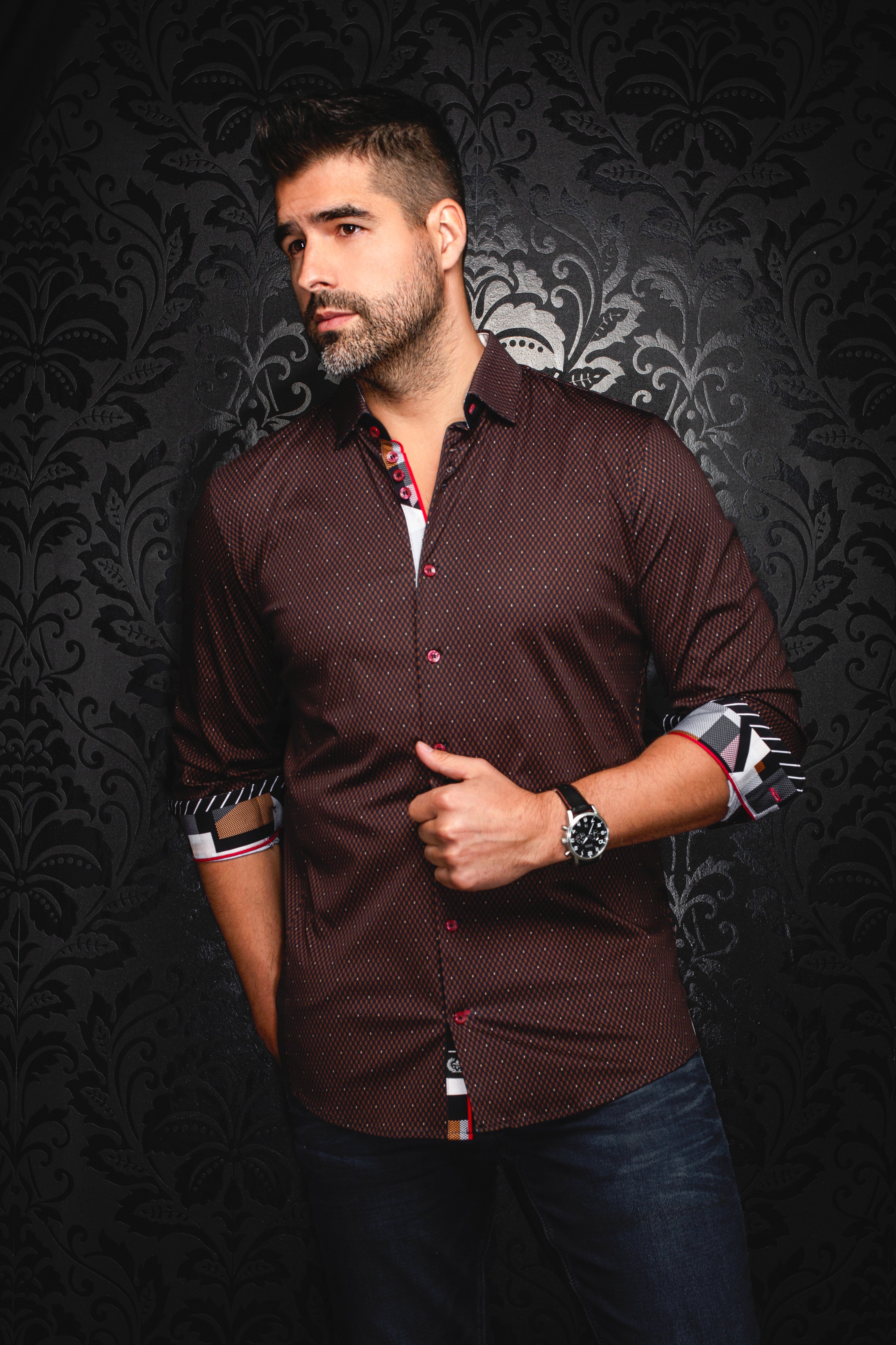 CHEMISE | HOUND, Black Chestnust