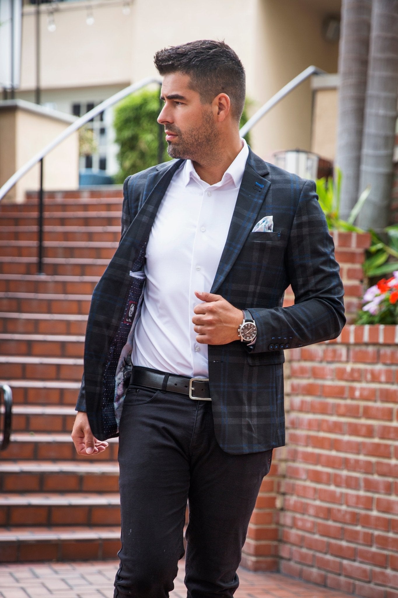 Blazer | LEONARDO, navy - AU NOIR