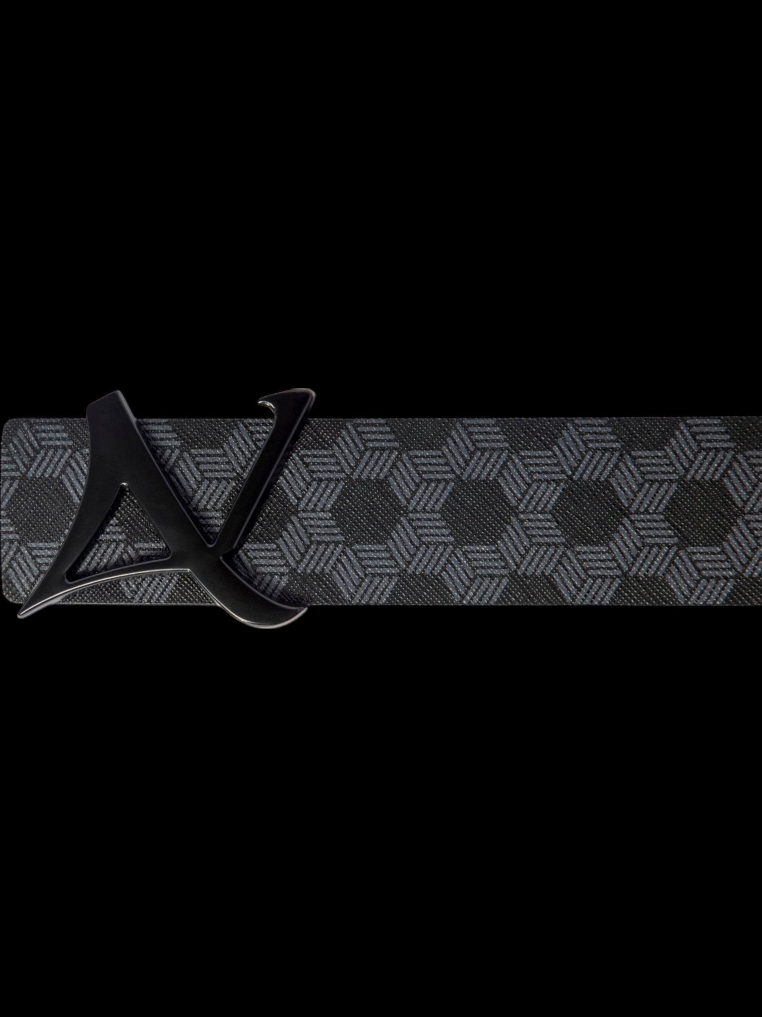 CEINTURE RÉVERSIBLE | SHELBY GUNMETAL, black - AU NOIR