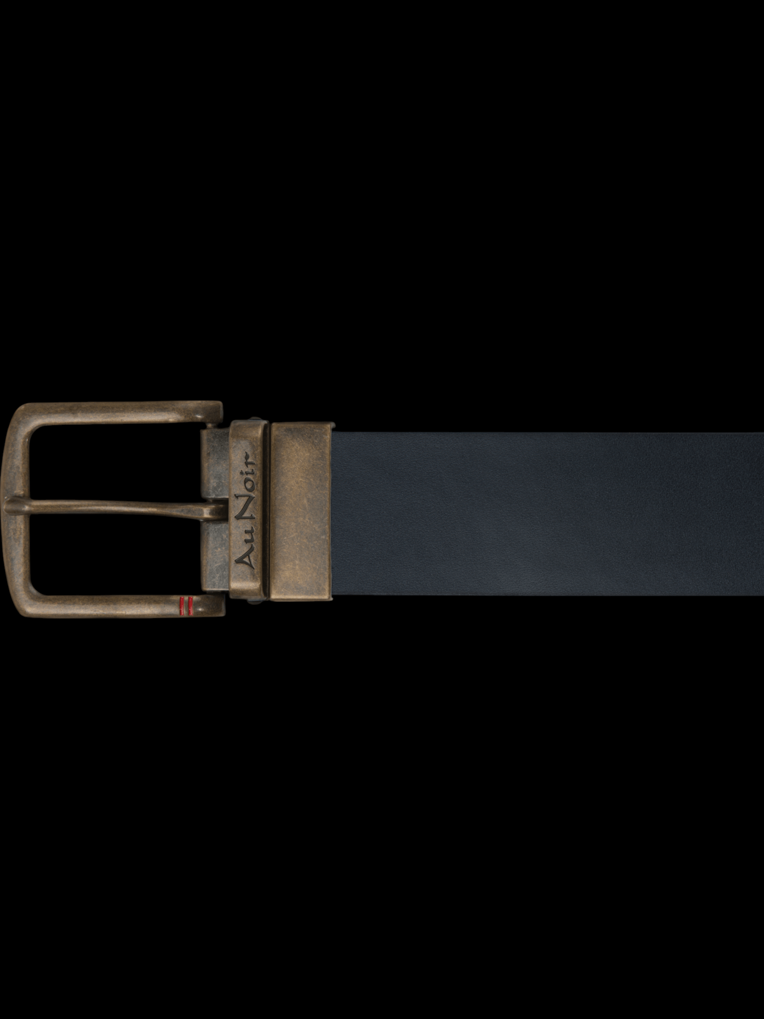 CEINTURE RÉVERSIBLE | STRAUSS BRASS, tan - navy - AU NOIR