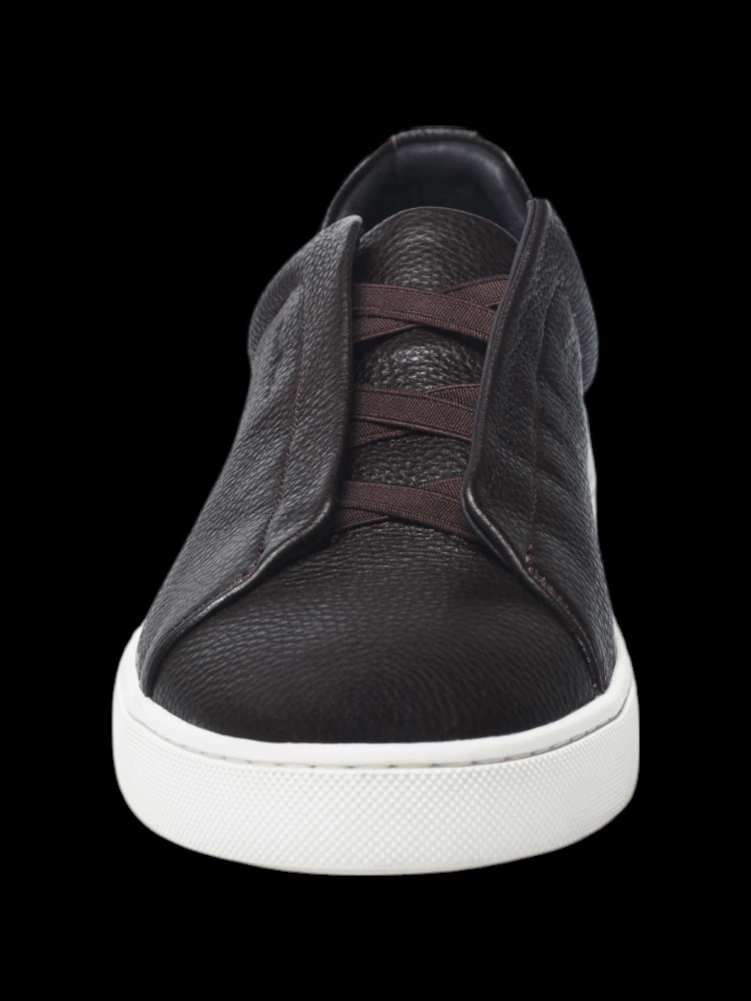 CHAUSSURE CUIRE SLIP - ON | HOLDEN, Brown - AU NOIR
