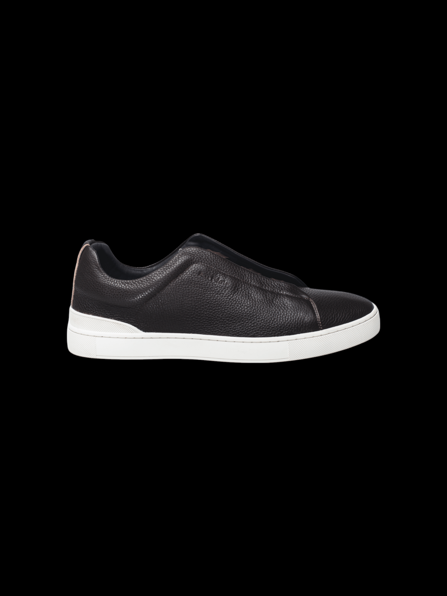 CHAUSSURE CUIRE SLIP - ON | HOLDEN, Brown - AU NOIR