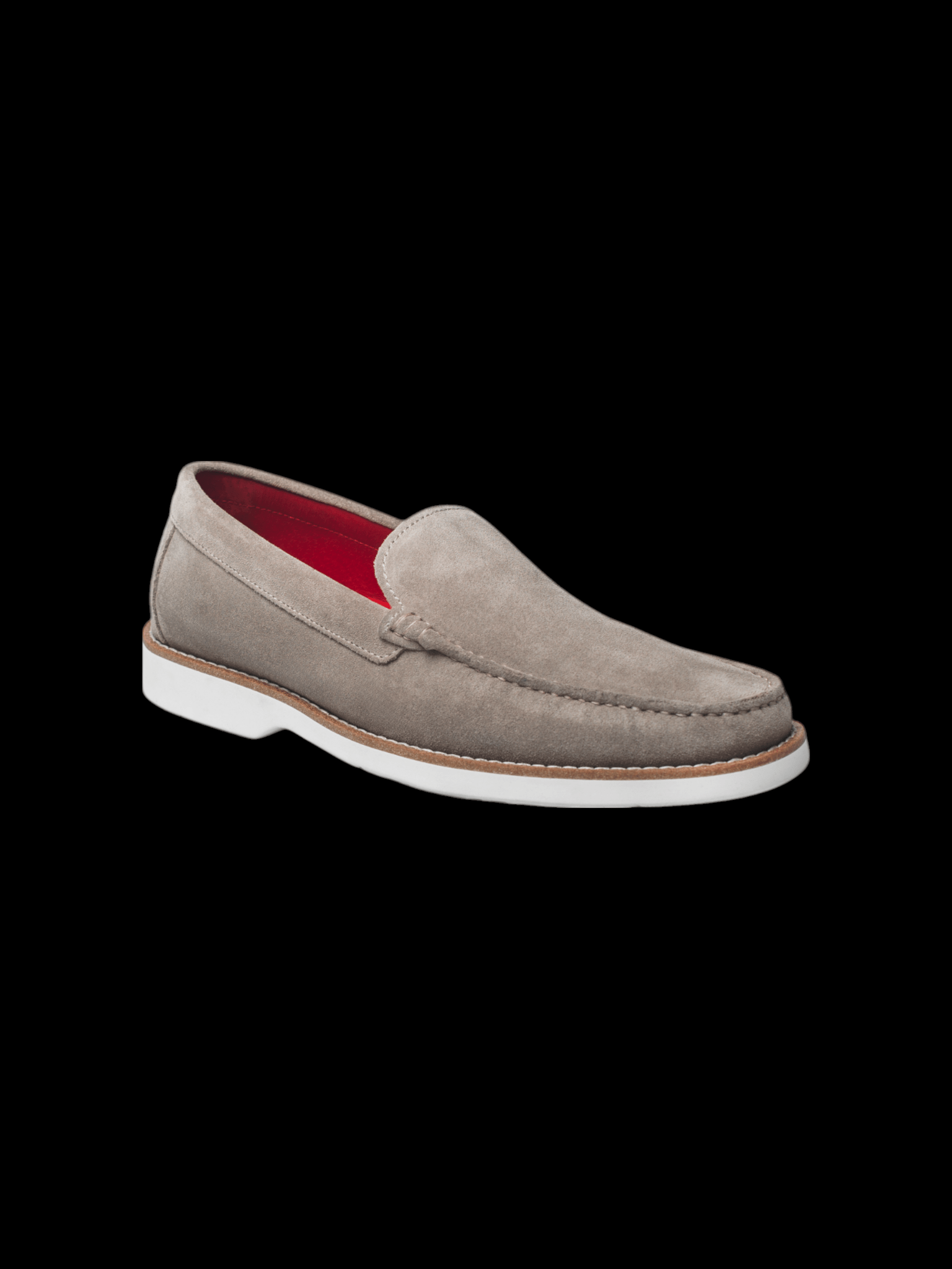 CHAUSSURE SUEDE LOAFER | DANDRIDGE, Grey - AU NOIR