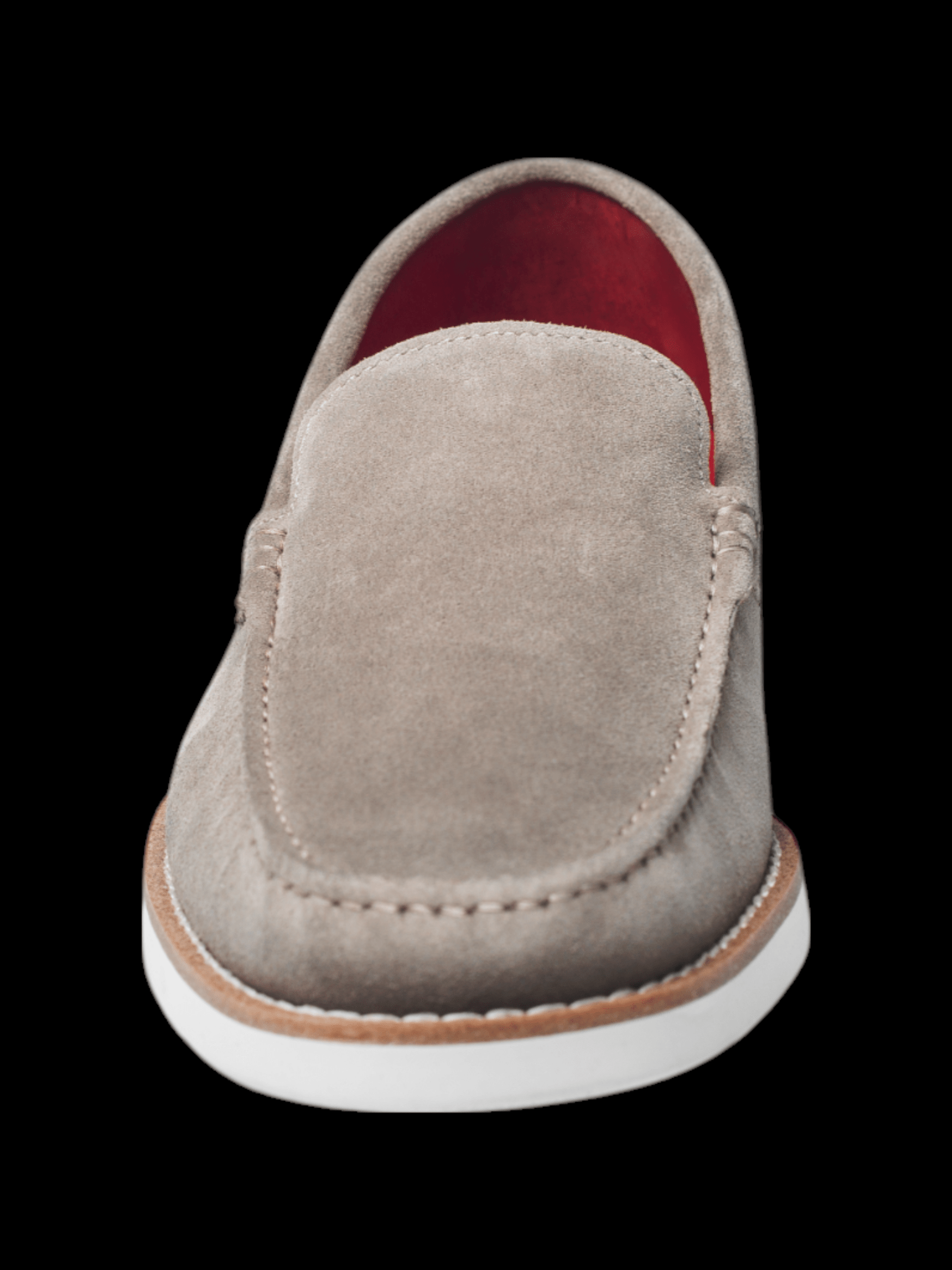 CHAUSSURE SUEDE LOAFER | DANDRIDGE, Grey - AU NOIR