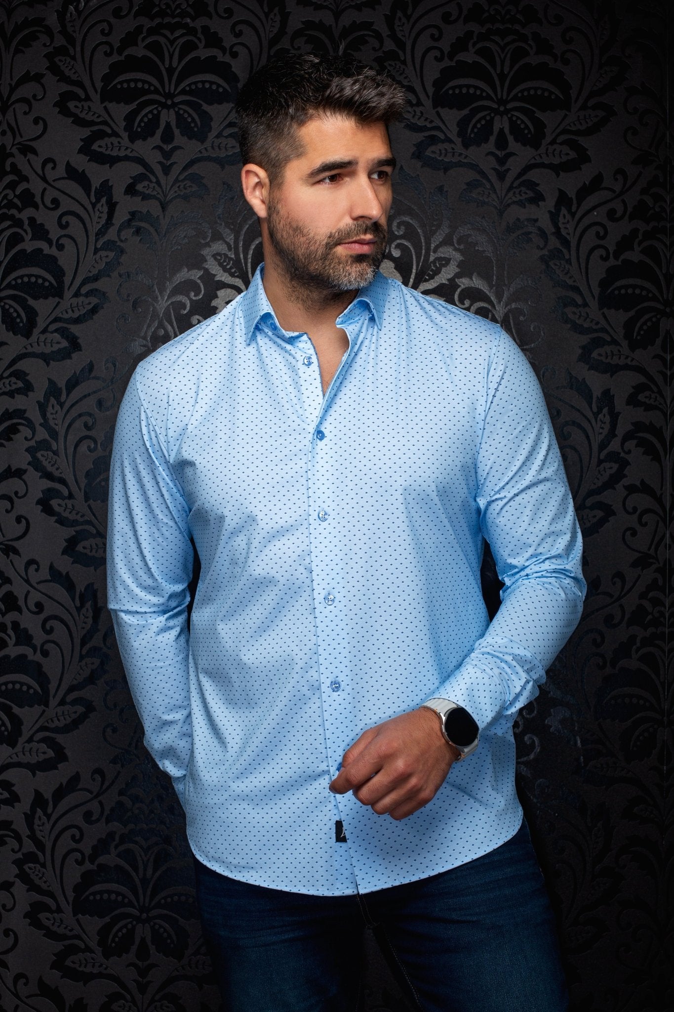 Chemise | ALEXANDER-FAN, Light-Blue - AU NOIR