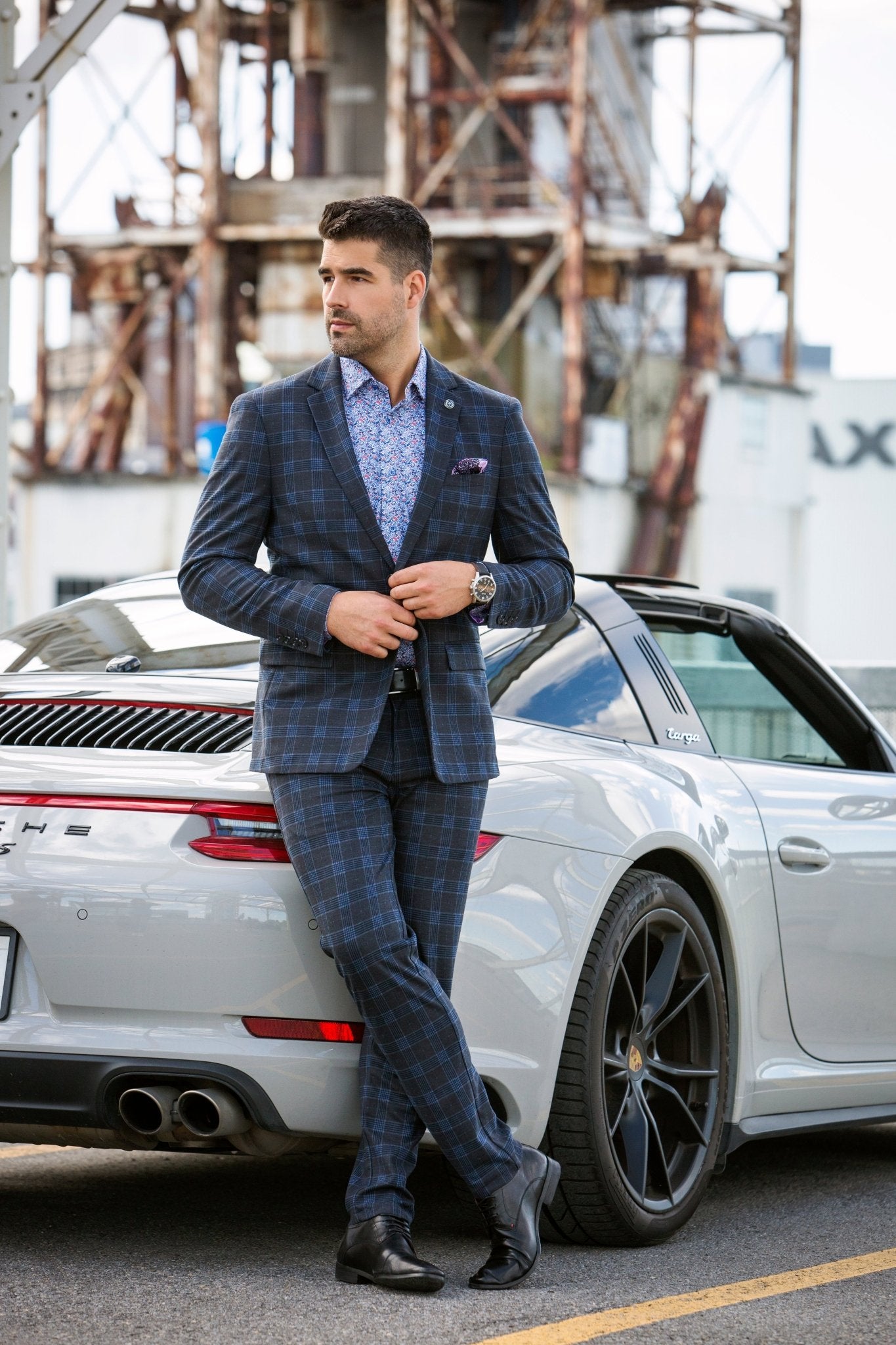 Chemise | ALEXANDER - PSLY, White Orange - AU NOIR