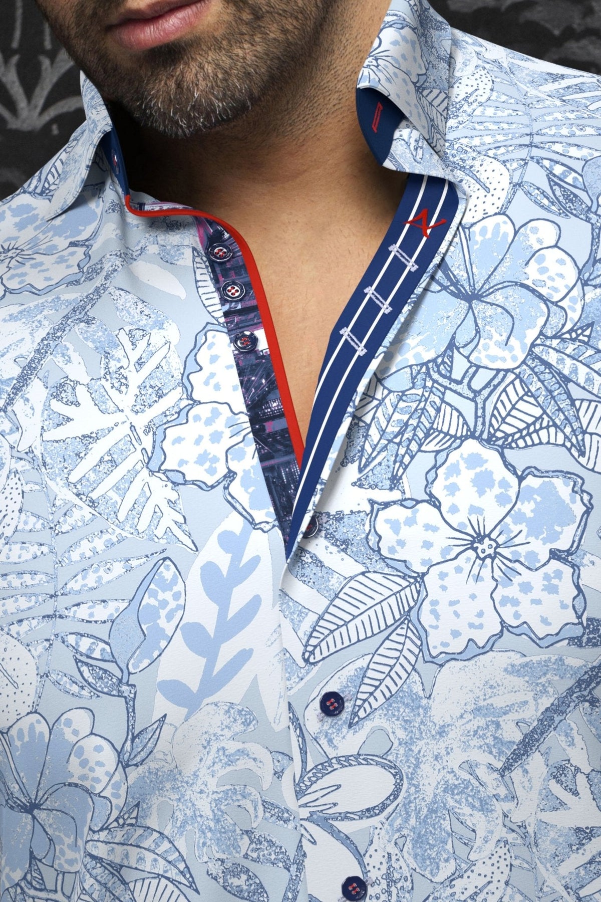 CHEMISE | ALVARADO, Light Blue - AU NOIR