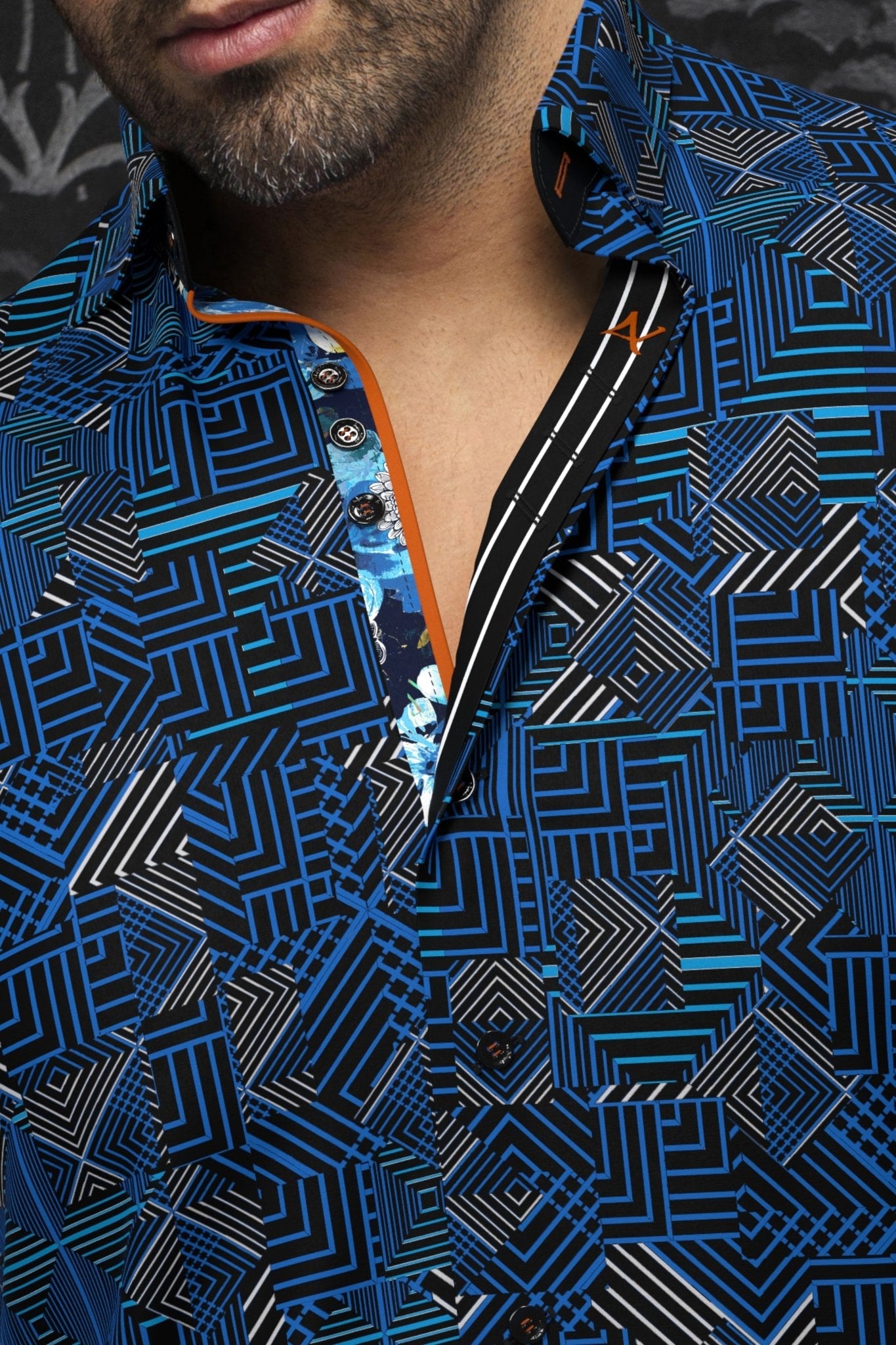 CHEMISE | ARIENZO, Blue - AU NOIR