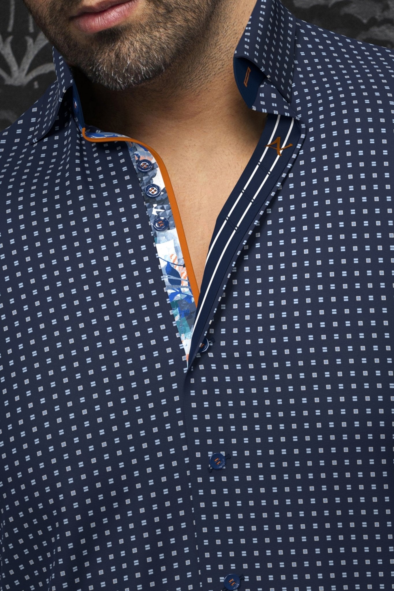 CHEMISE | ARLO, Navy - AU NOIR