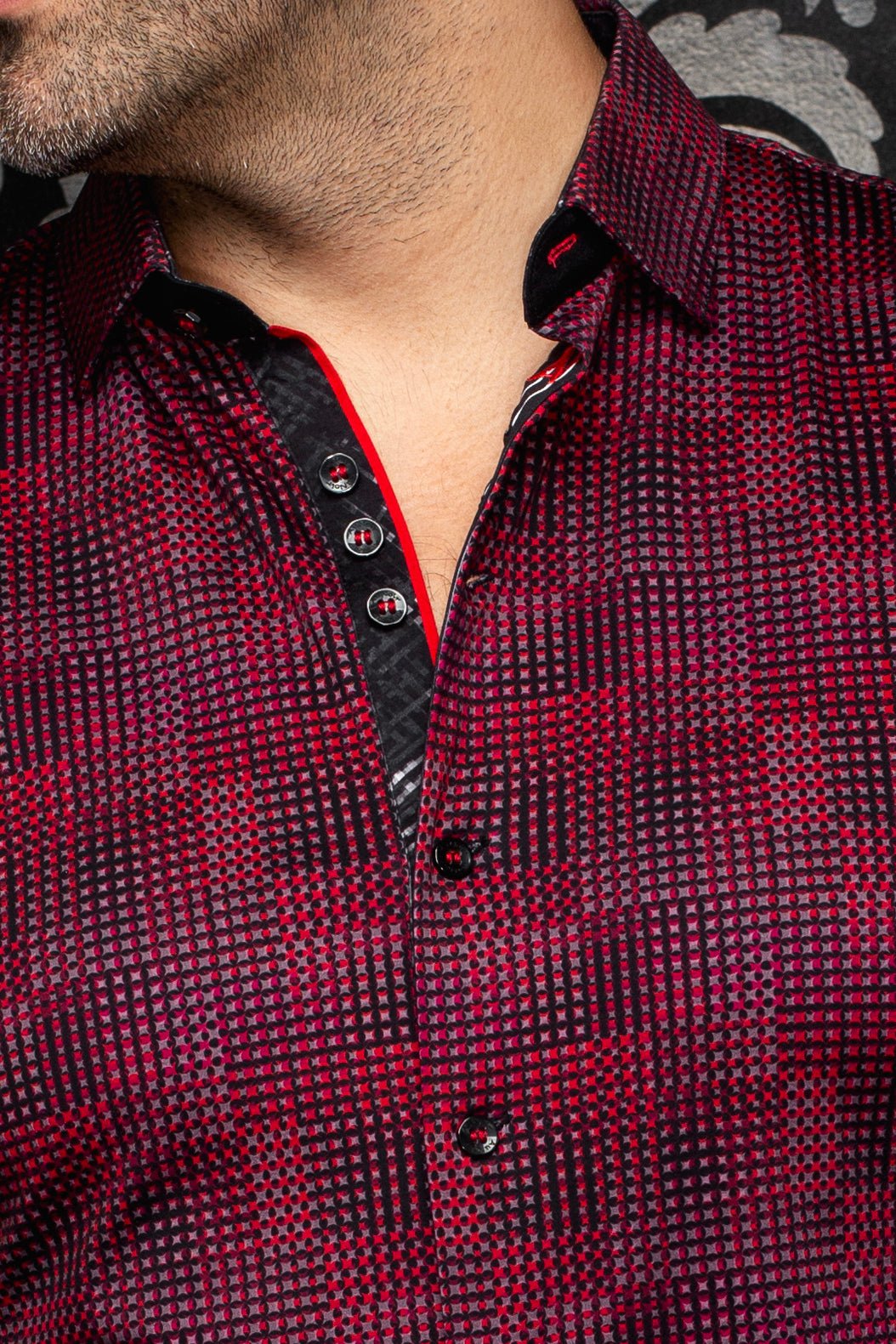 CHEMISE | AUREUS, Red - AU NOIR