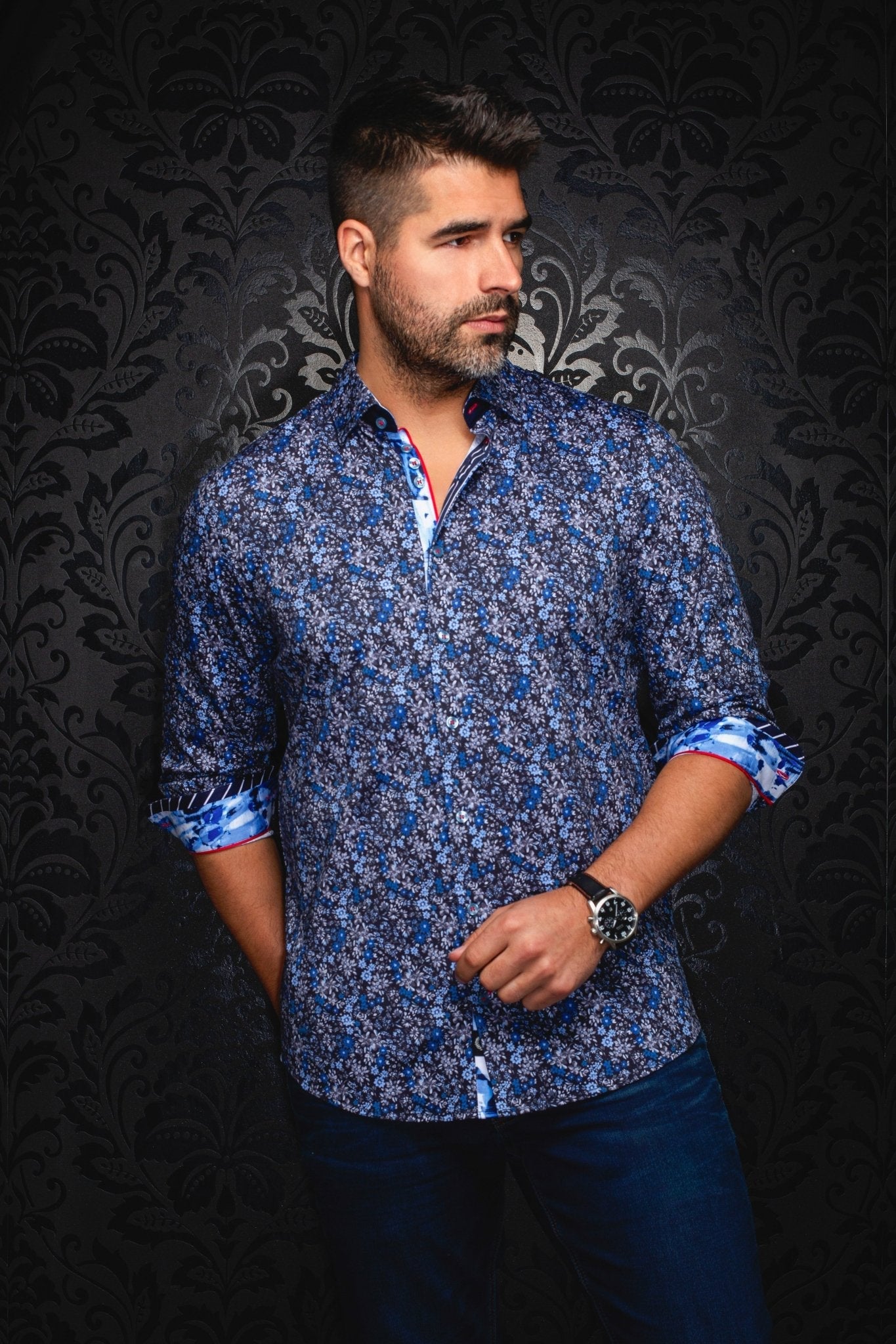 CHEMISE | BLOOM, Black Royal - AU NOIR