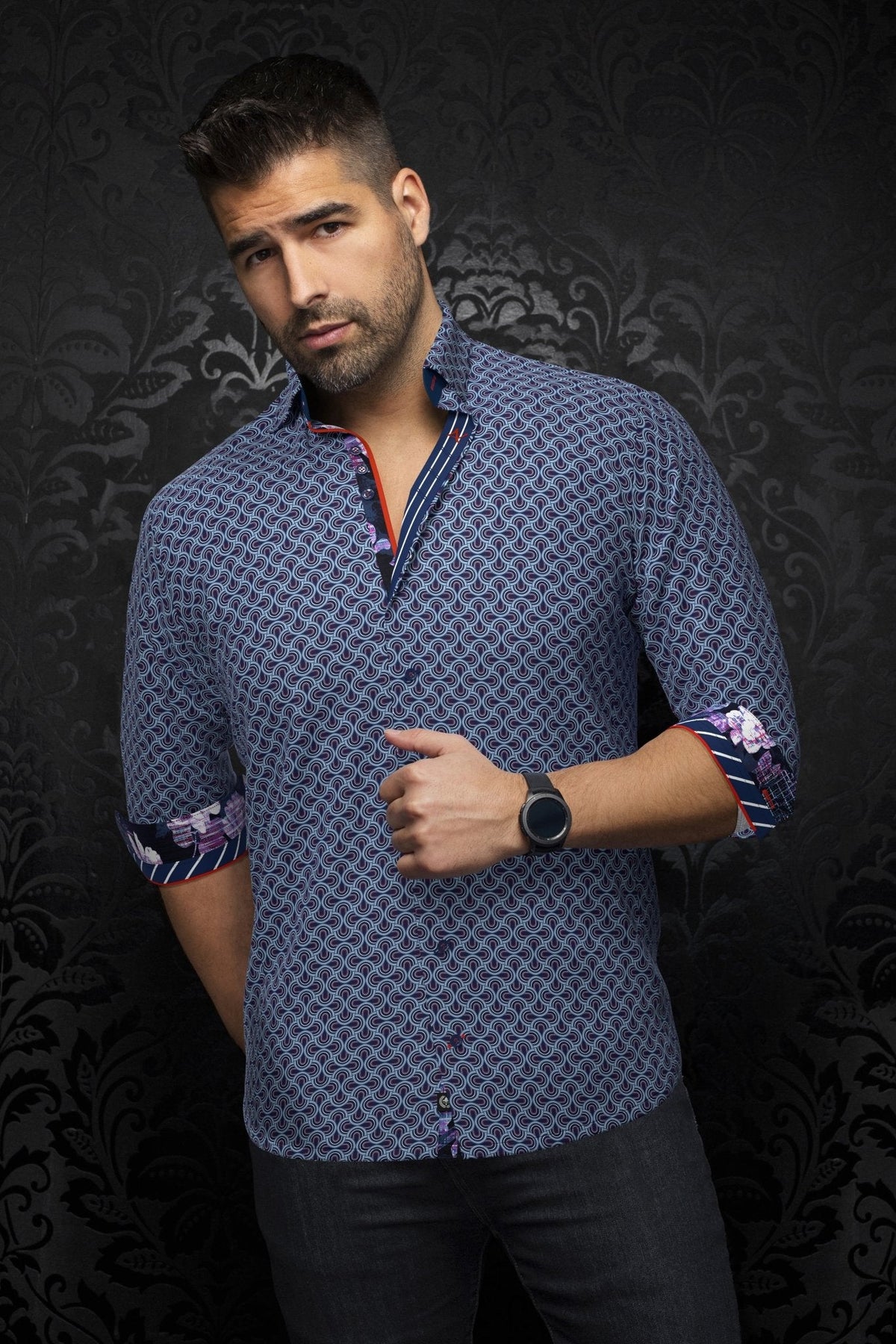 CHEMISE | BOSCO, Navy - AU NOIR