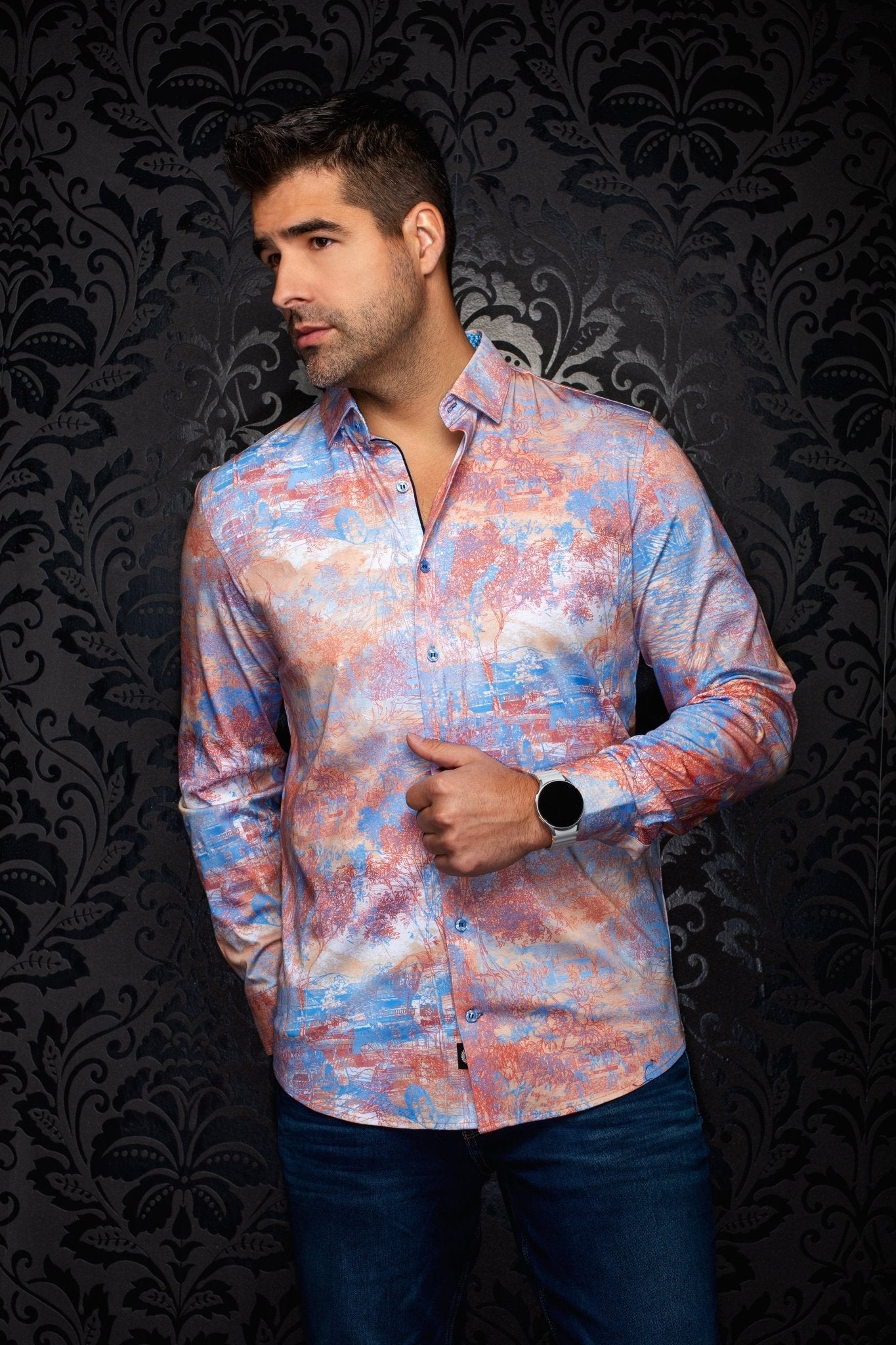 CHEMISE | BREEZE, Orange - AU NOIR