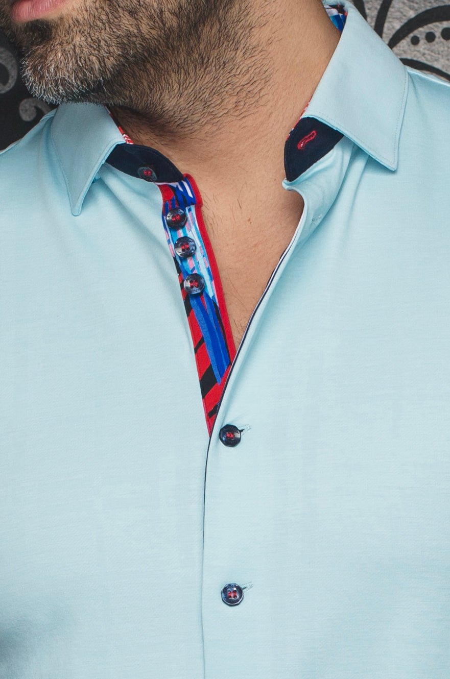 CHEMISE | CAPAZZA, Turquoise - AU NOIR