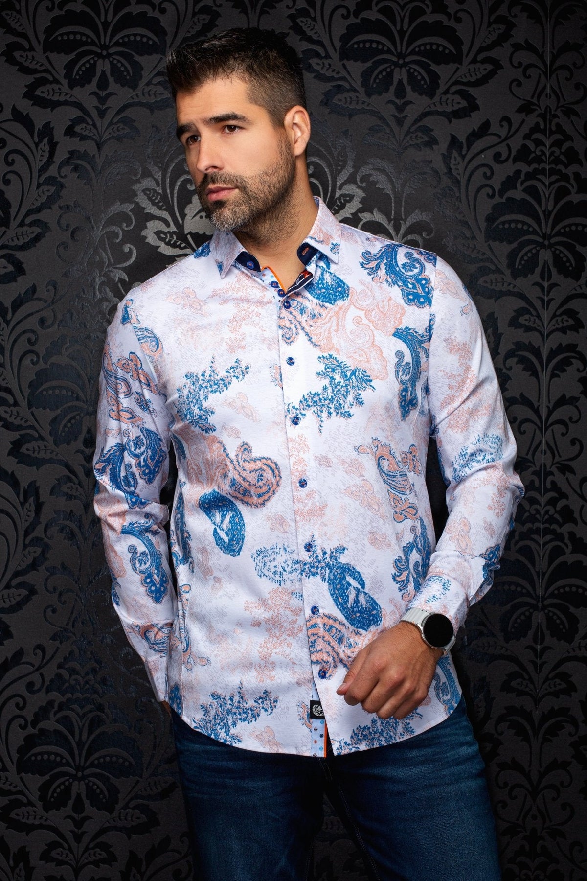 CHEMISE | DAWNSTONE, Orange - AU NOIR