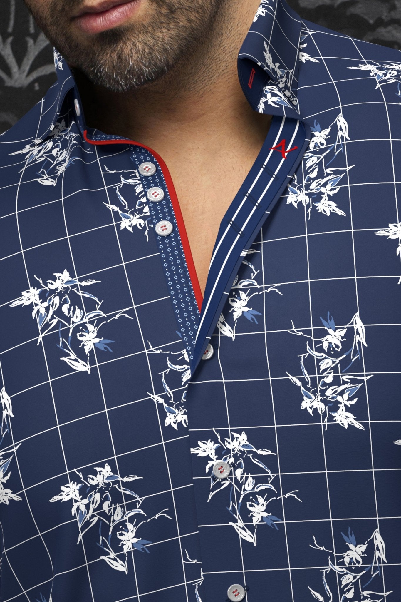 CHEMISE | DISTEFANO, Navy - AU NOIR