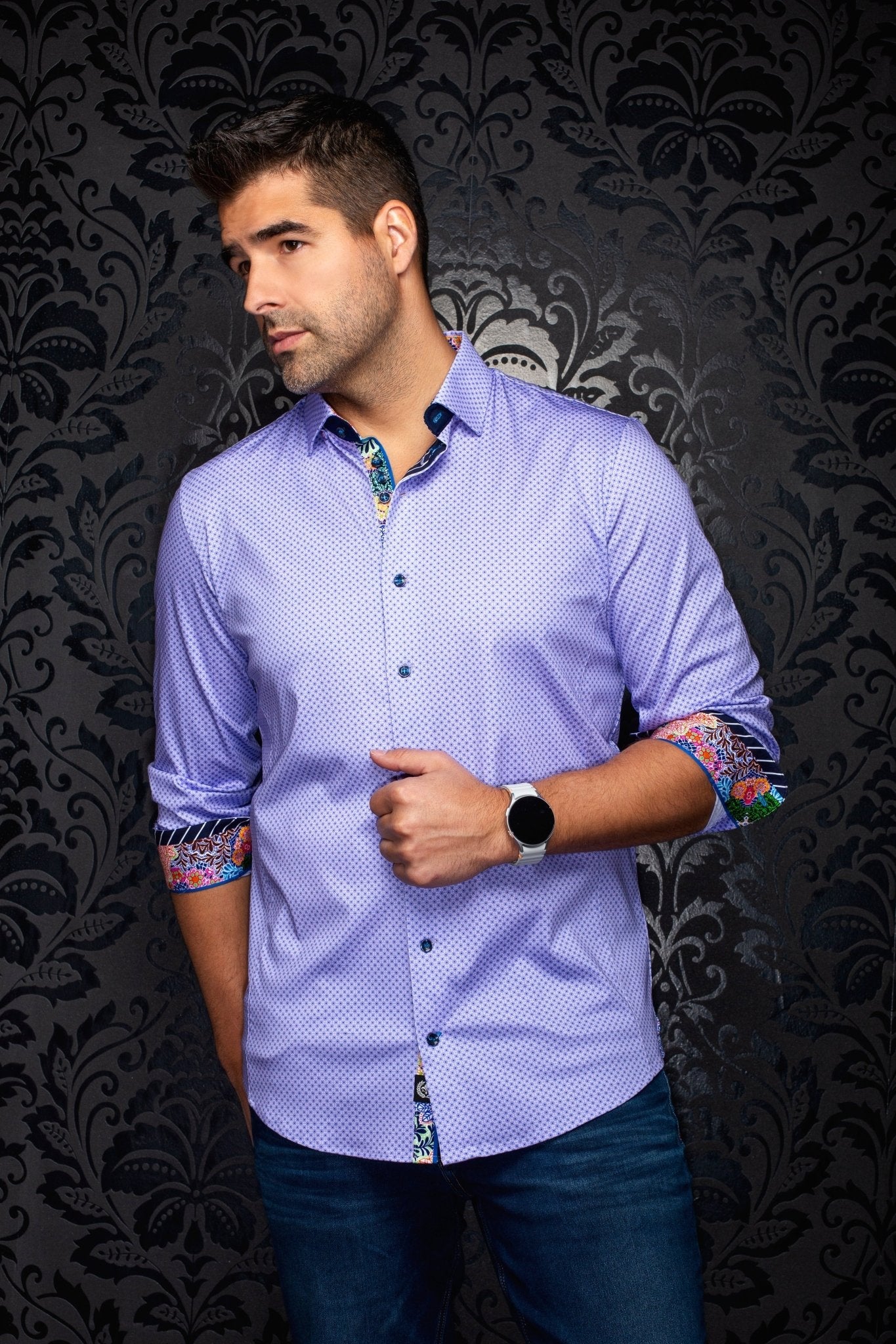 CHEMISE | ELVARIS, Lavender - AU NOIR