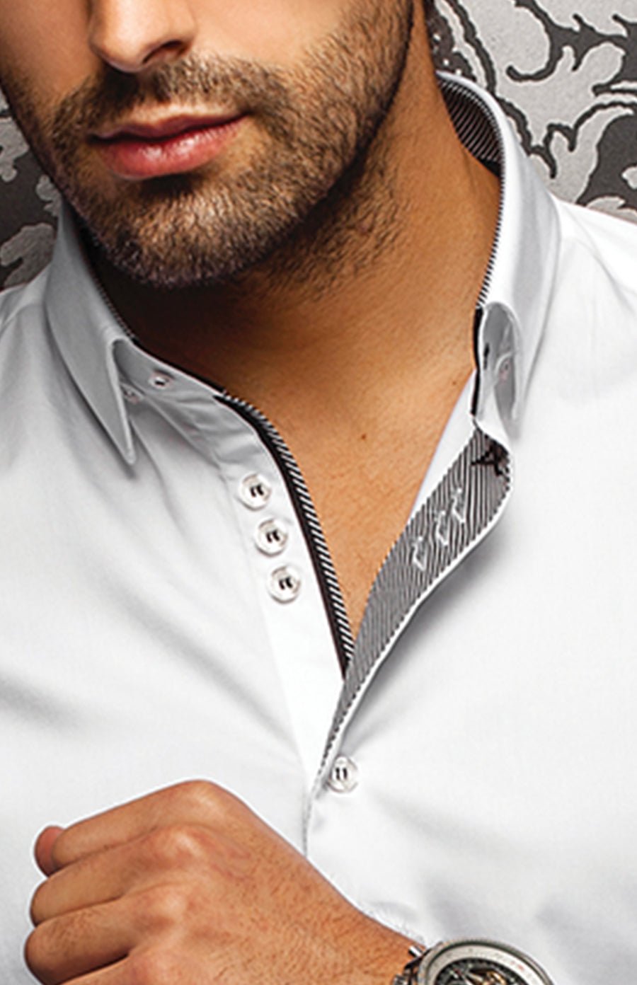 Chemise | FERRE, white - AU NOIR