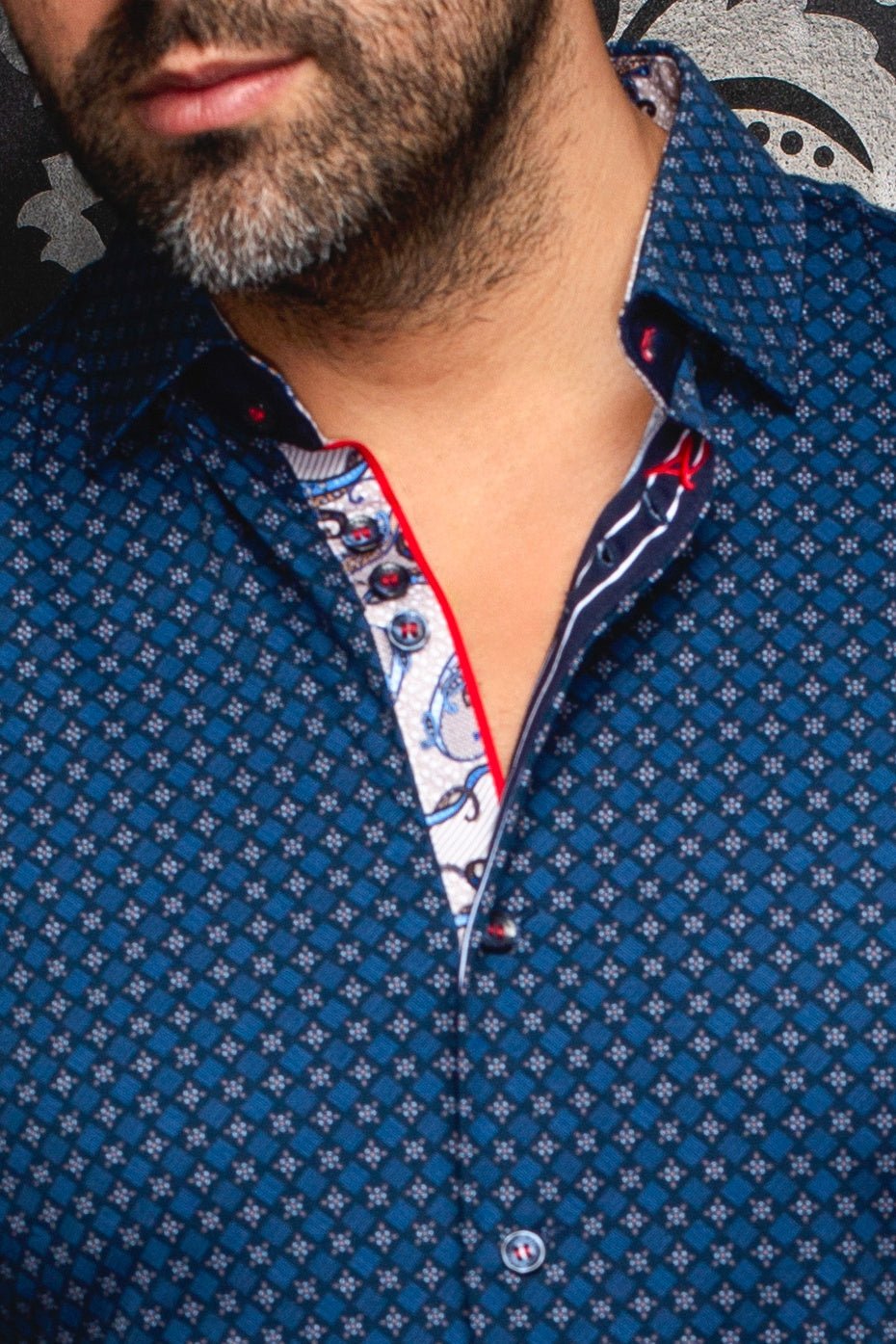 CHEMISE | GENESIS, Navy - AU NOIR