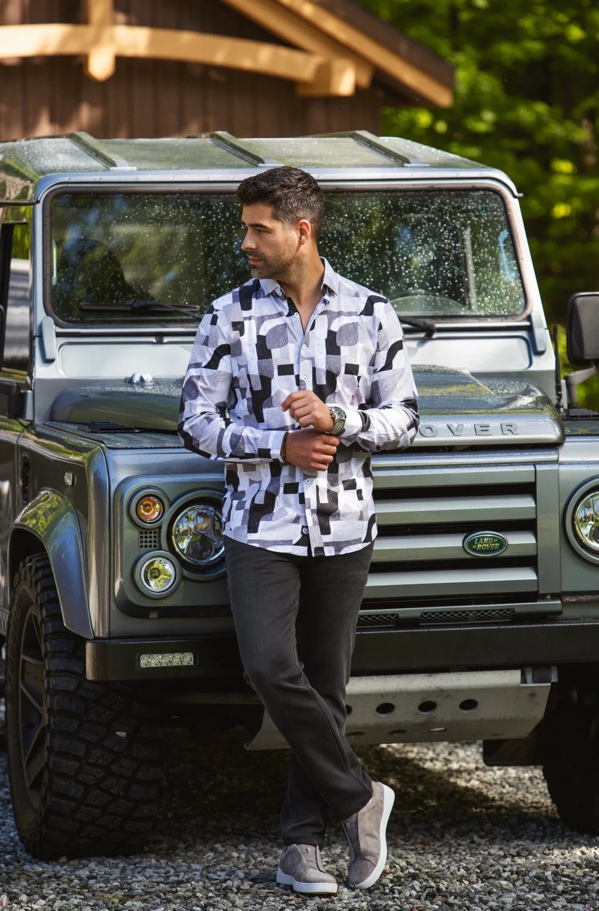 CHEMISE | GIMLET, Grey - AU NOIR