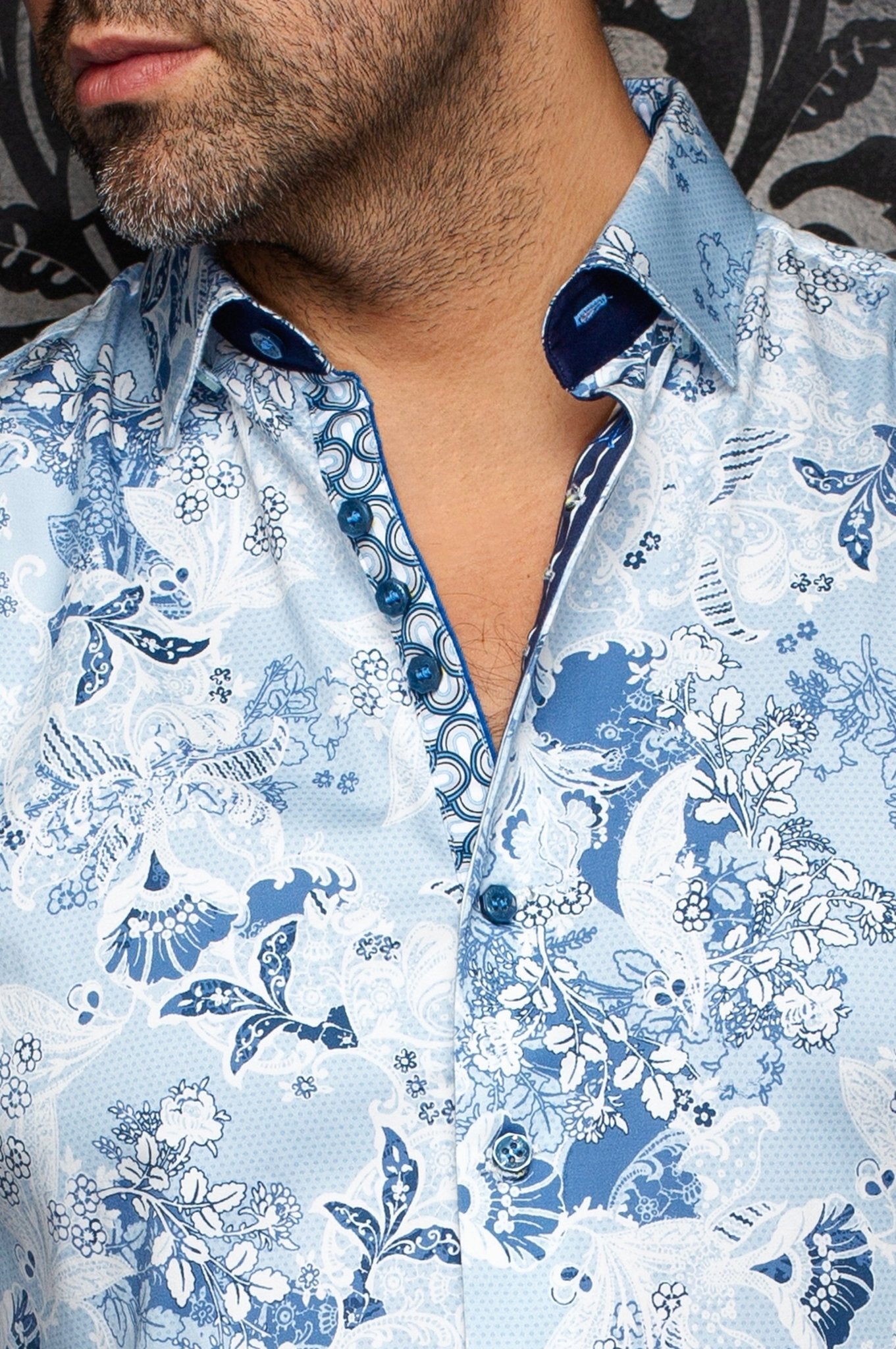 CHEMISE | JAIPUR, Light Blue - AU NOIR