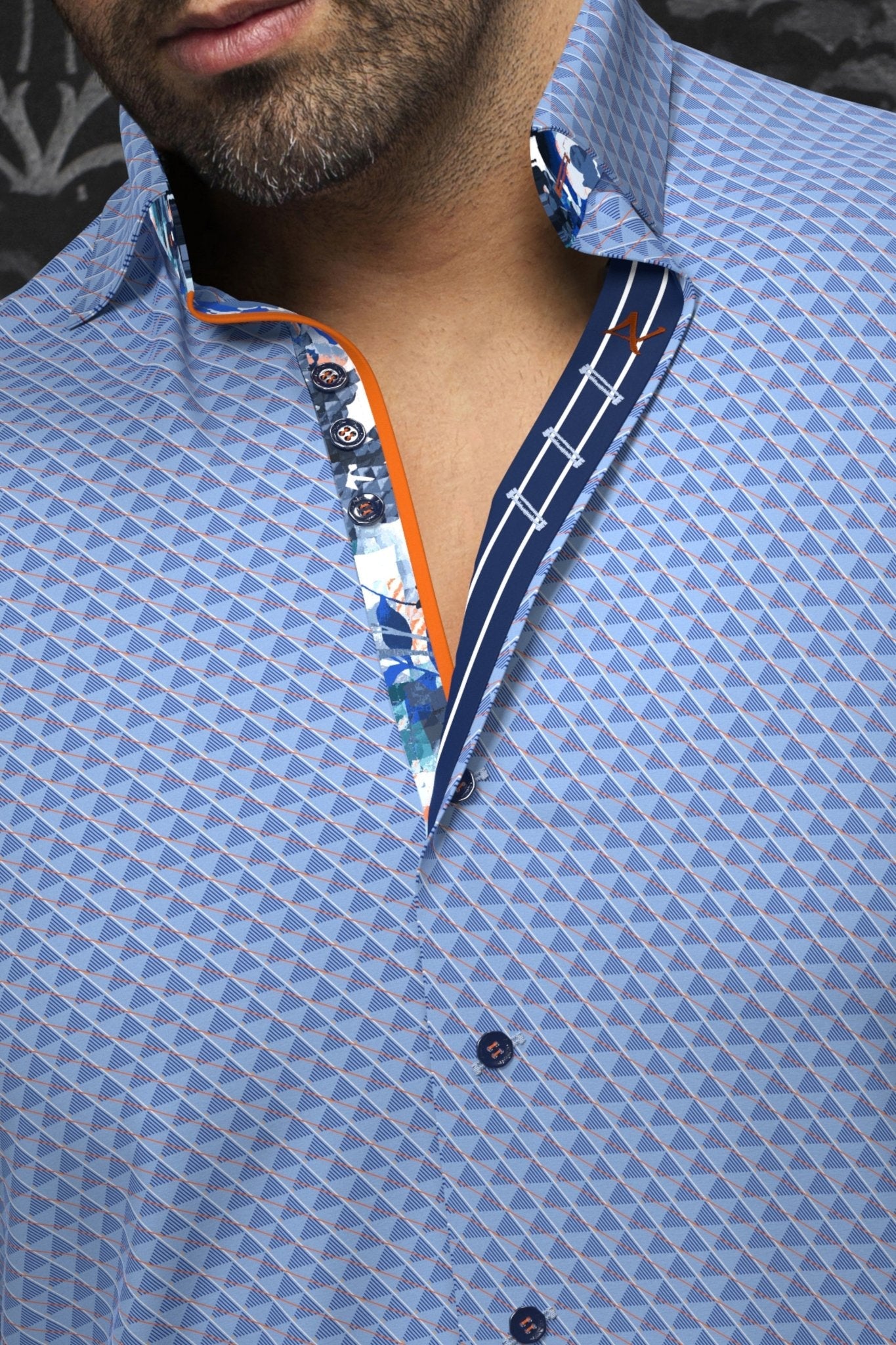 CHEMISE | KADEN, Light Blue - AU NOIR