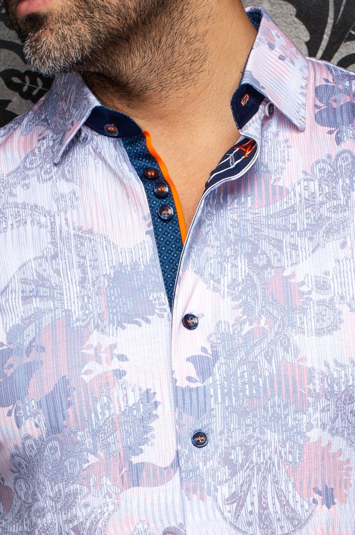 CHEMISE | KALIMANTAN, White Peach - AU NOIR