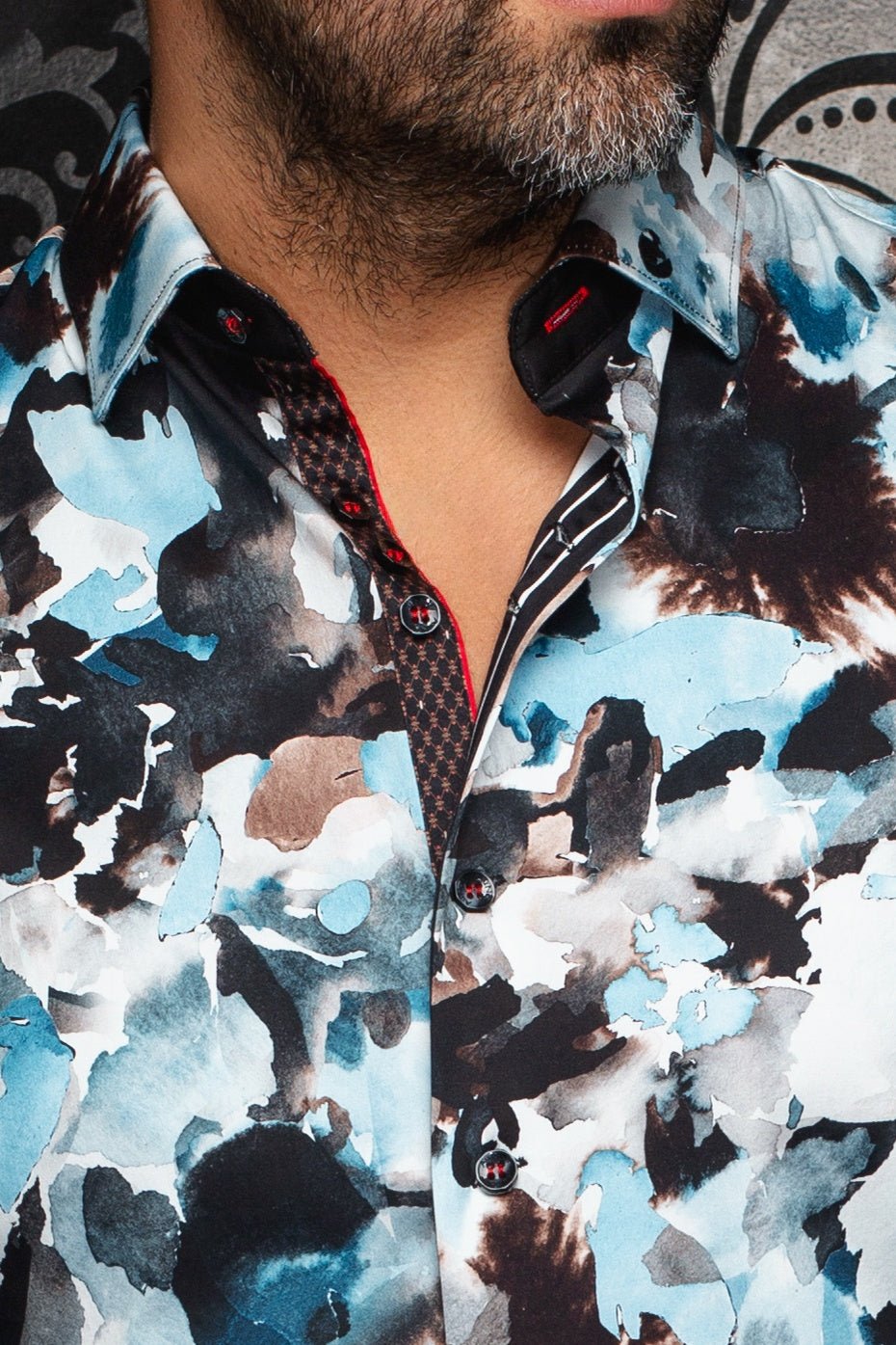 CHEMISE | MAGNUS, Turquoise - AU NOIR