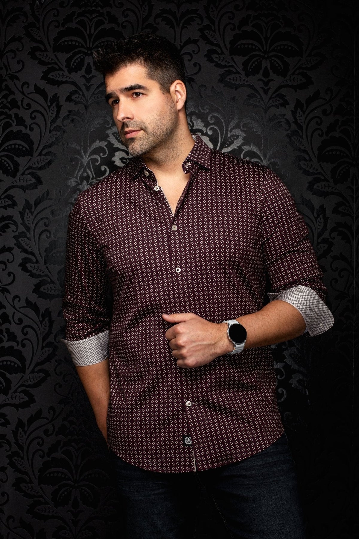 CHEMISE | MANHATTAN, Brown - AU NOIR
