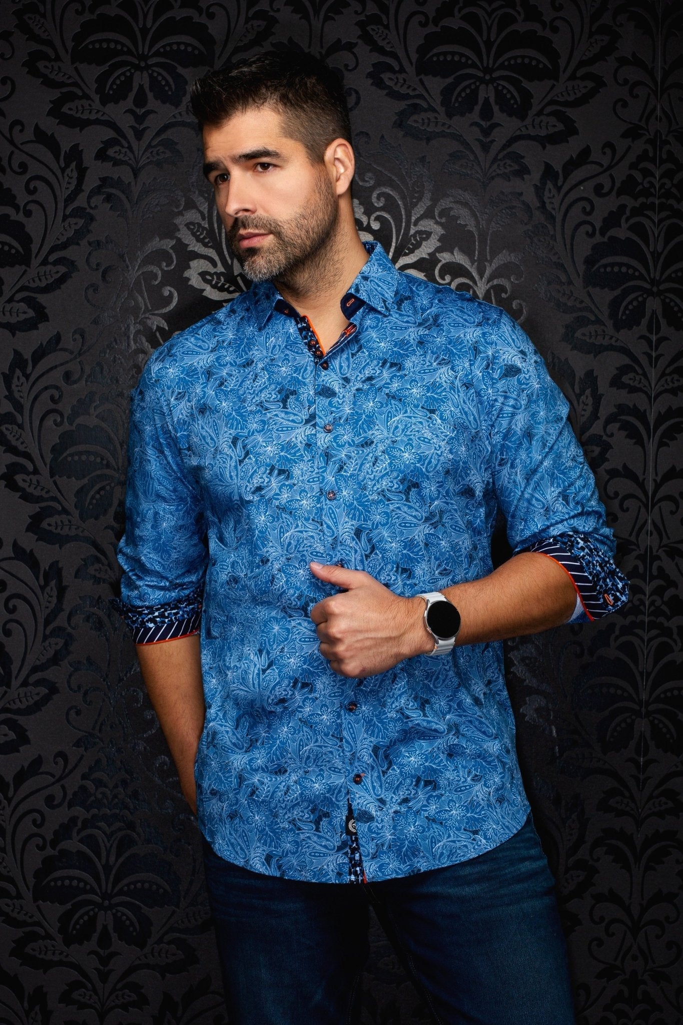 CHEMISE | MIRA, Denim - AU NOIR