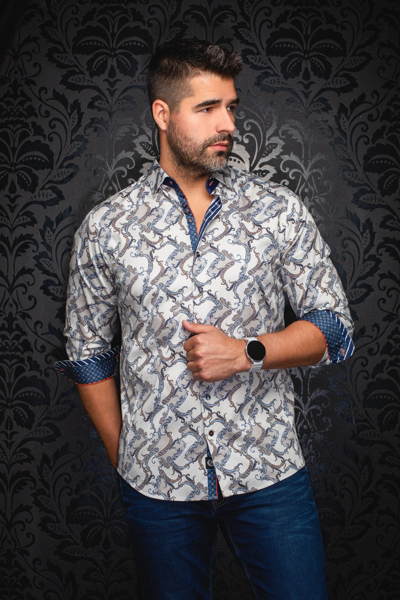 CHEMISE | MIRAGE, Stone - AU NOIR