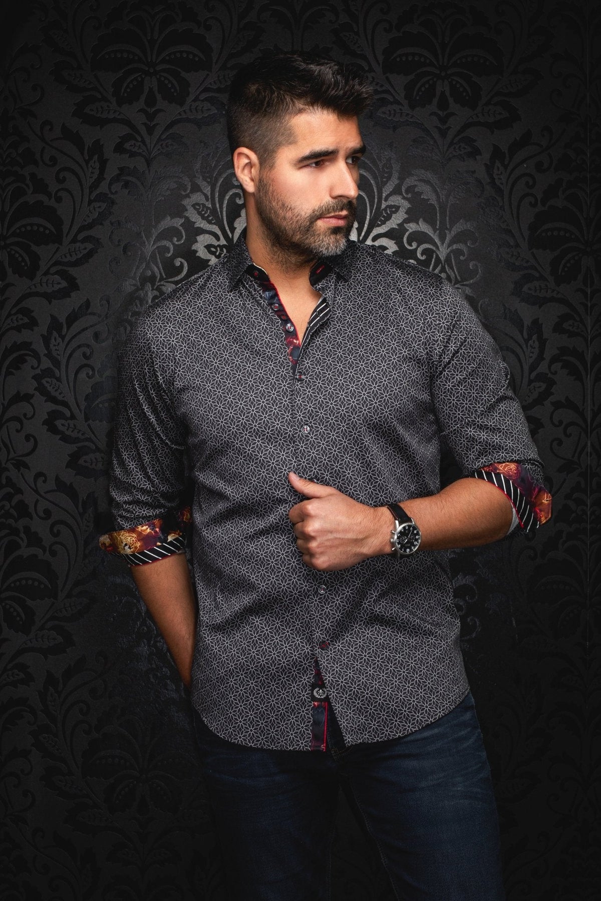 CHEMISE | NELUMBO, Black - AU NOIR