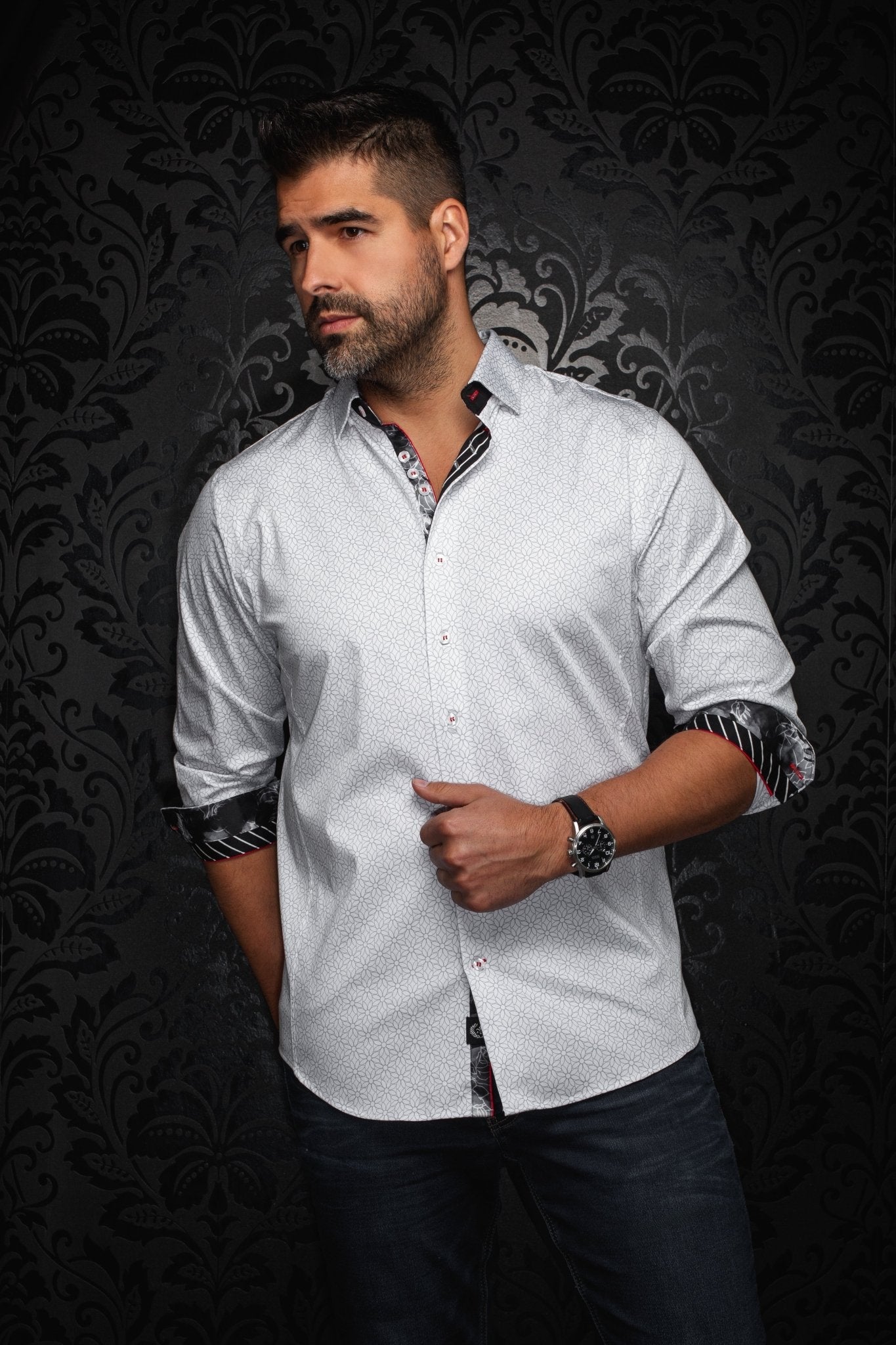 CHEMISE | NELUMBO, White - AU NOIR