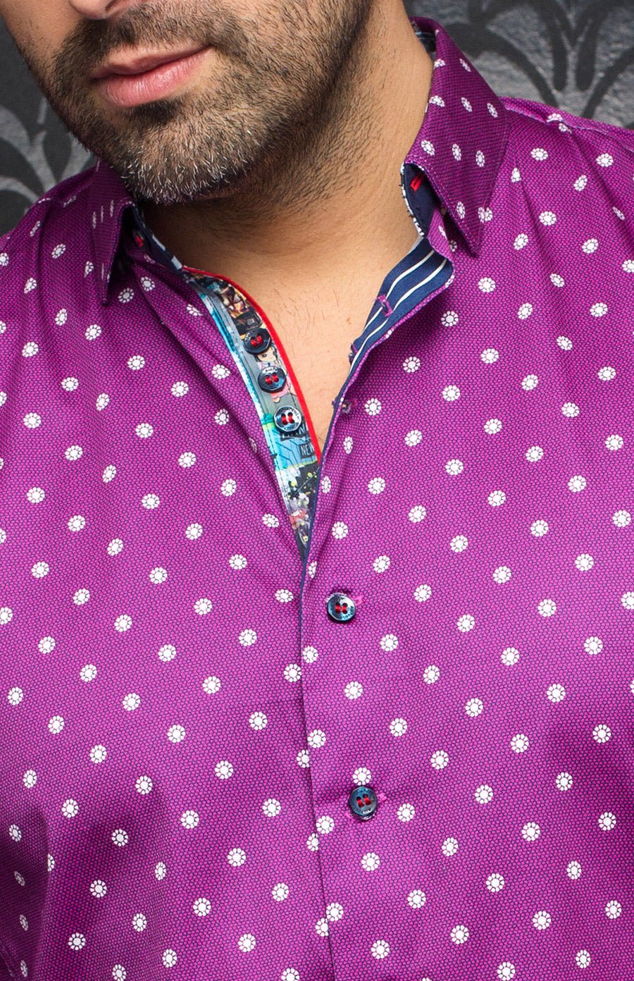 Chemise - NEUMANN, Fuchsia - AU NOIR