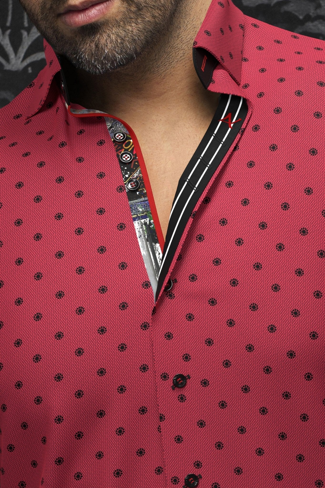 CHEMISE | NEUMANN, Red - AU NOIR