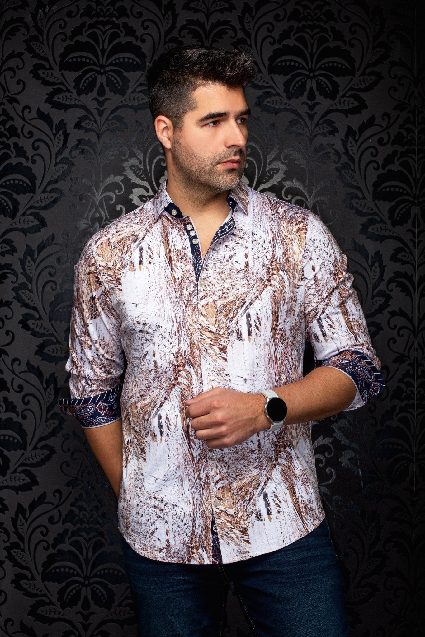 CHEMISE | OBERON, Stone - AU NOIR