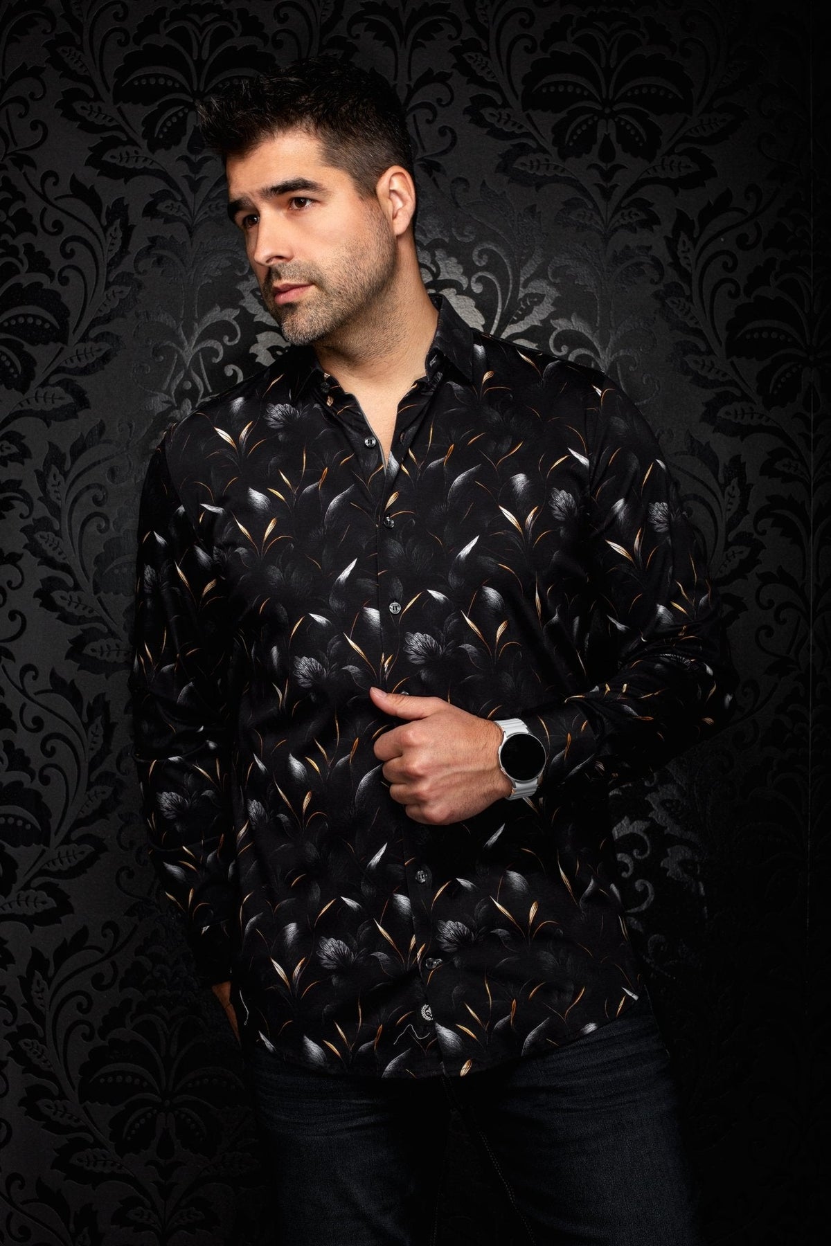 CHEMISE | ONYX, Black Gold - AU NOIR