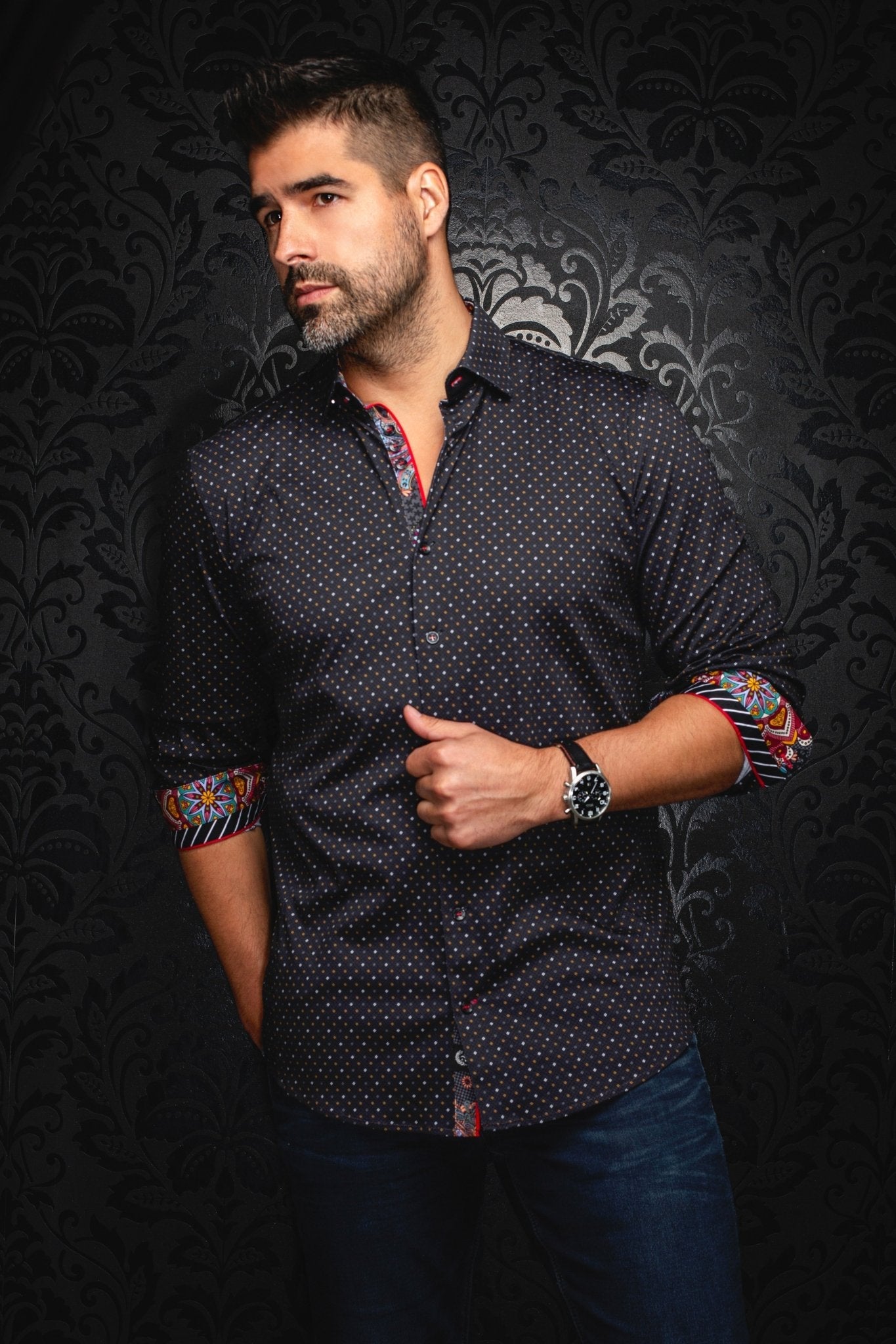 CHEMISE | OPTIMUS, Black Gold - AU NOIR
