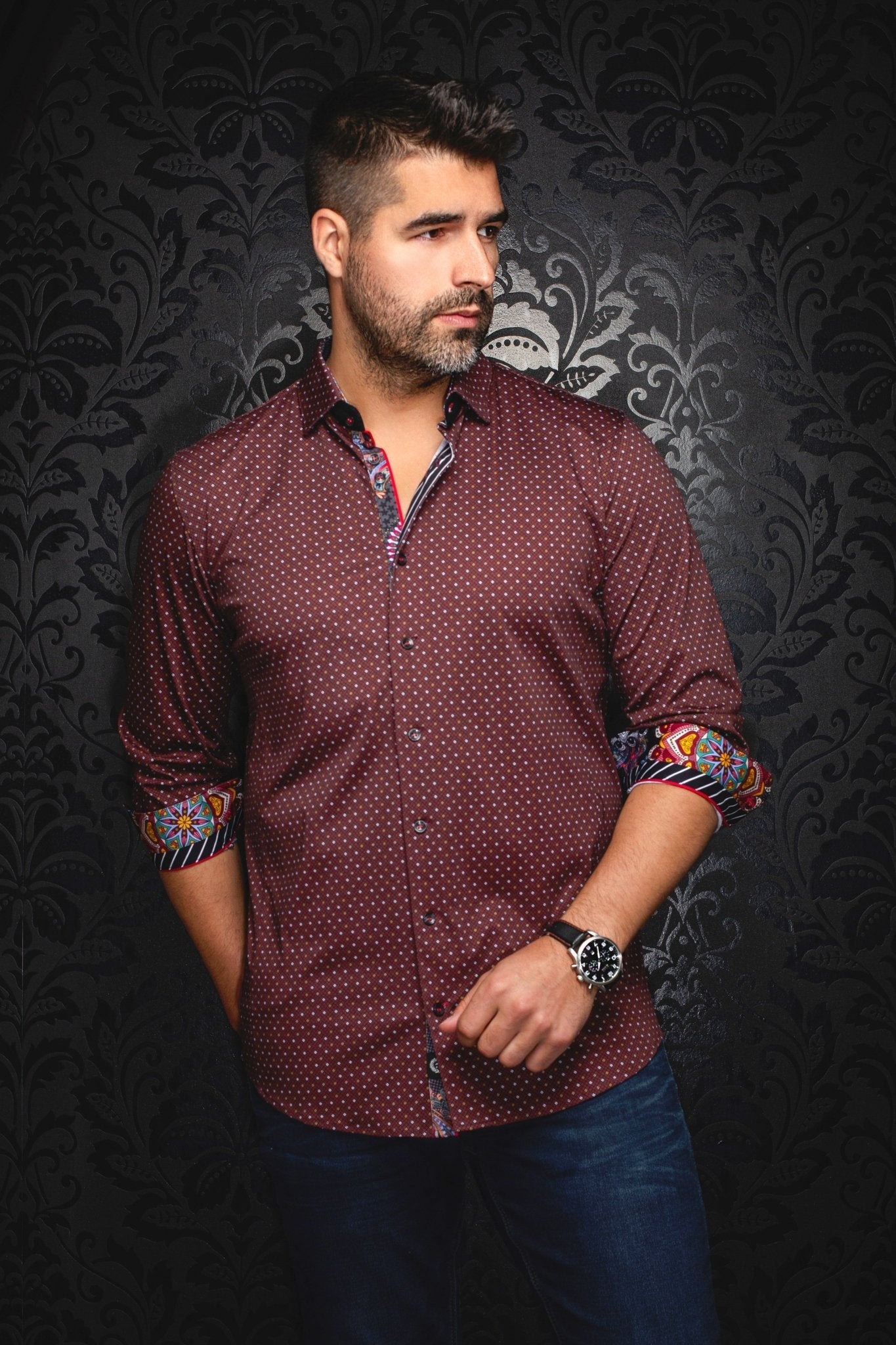 CHEMISE | OPTIMUS, Rust - AU NOIR