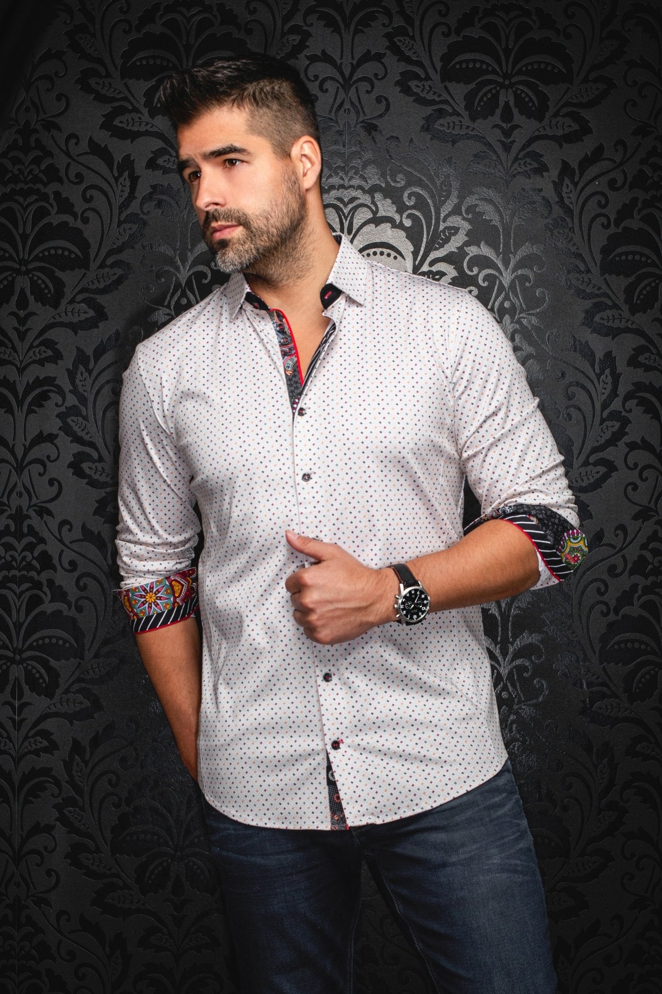 CHEMISE | OPTIMUS, Stone - AU NOIR