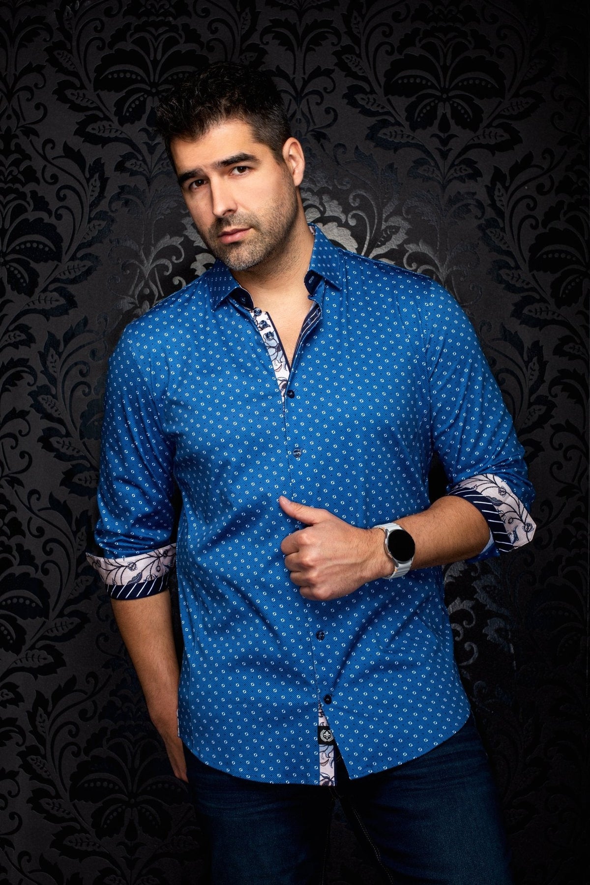 CHEMISE | PALERMO, Denim - AU NOIR