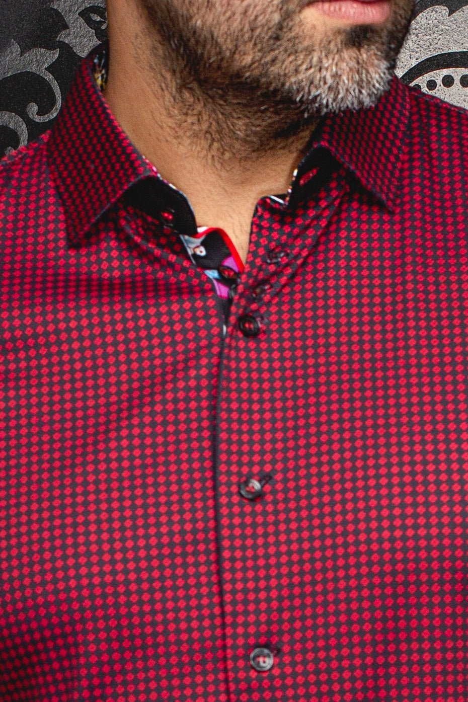 CHEMISE | POLGAR, Red - AU NOIR