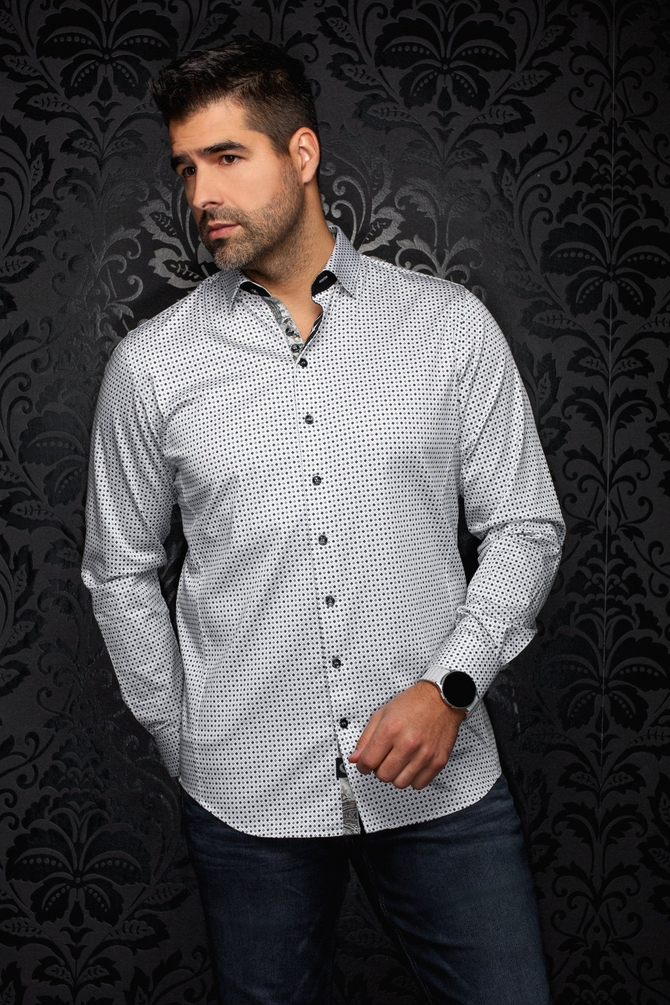 CHEMISE | SABAH, Grey - AU NOIR