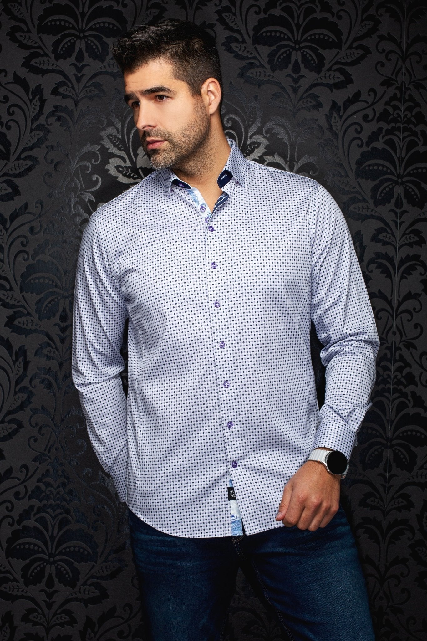 CHEMISE | SABAH, Lavender - AU NOIR