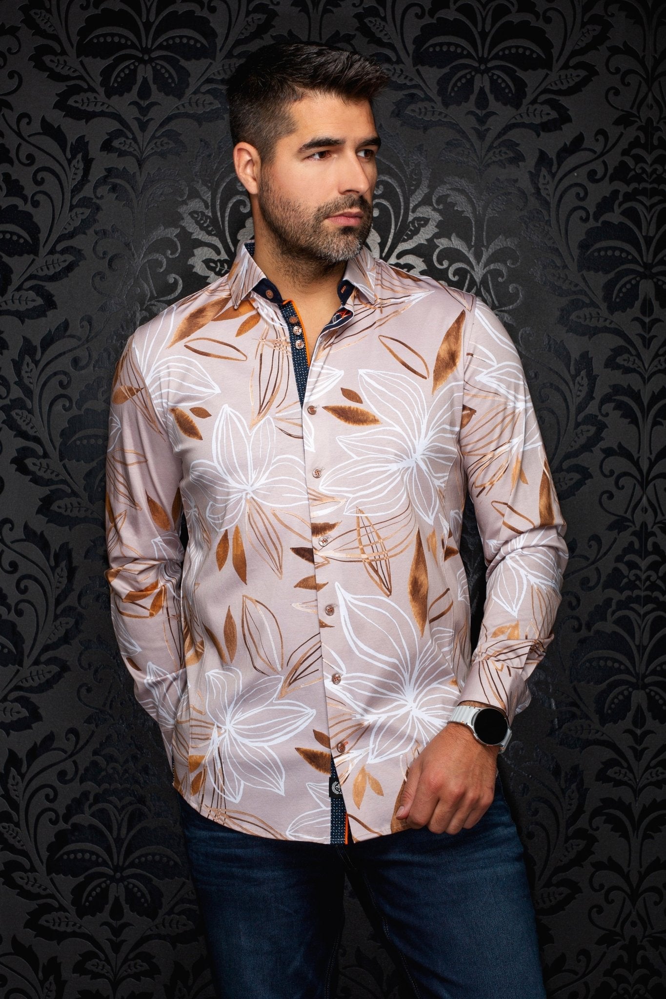 CHEMISE | SAKARUN, Stone - AU NOIR