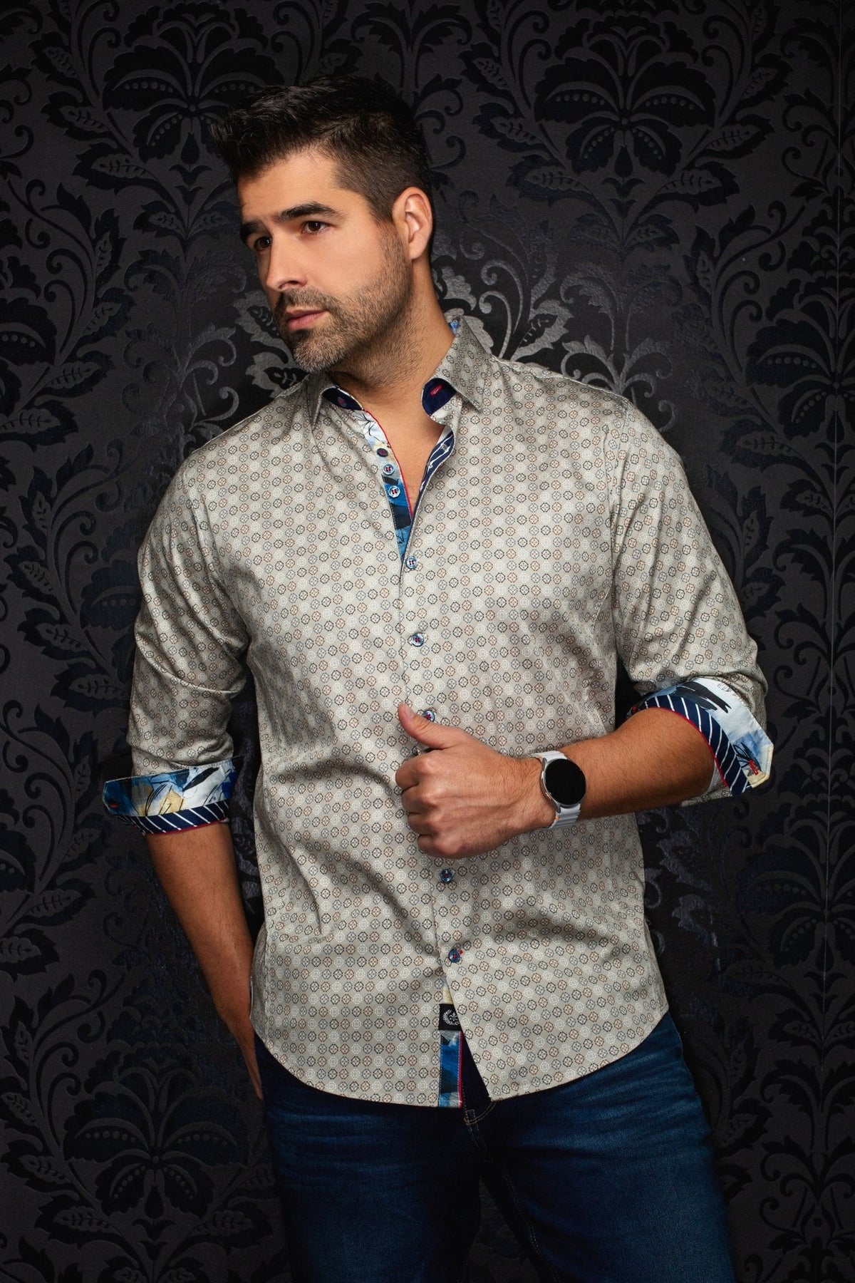 CHEMISE | SKYDALE, Stone - AU NOIR