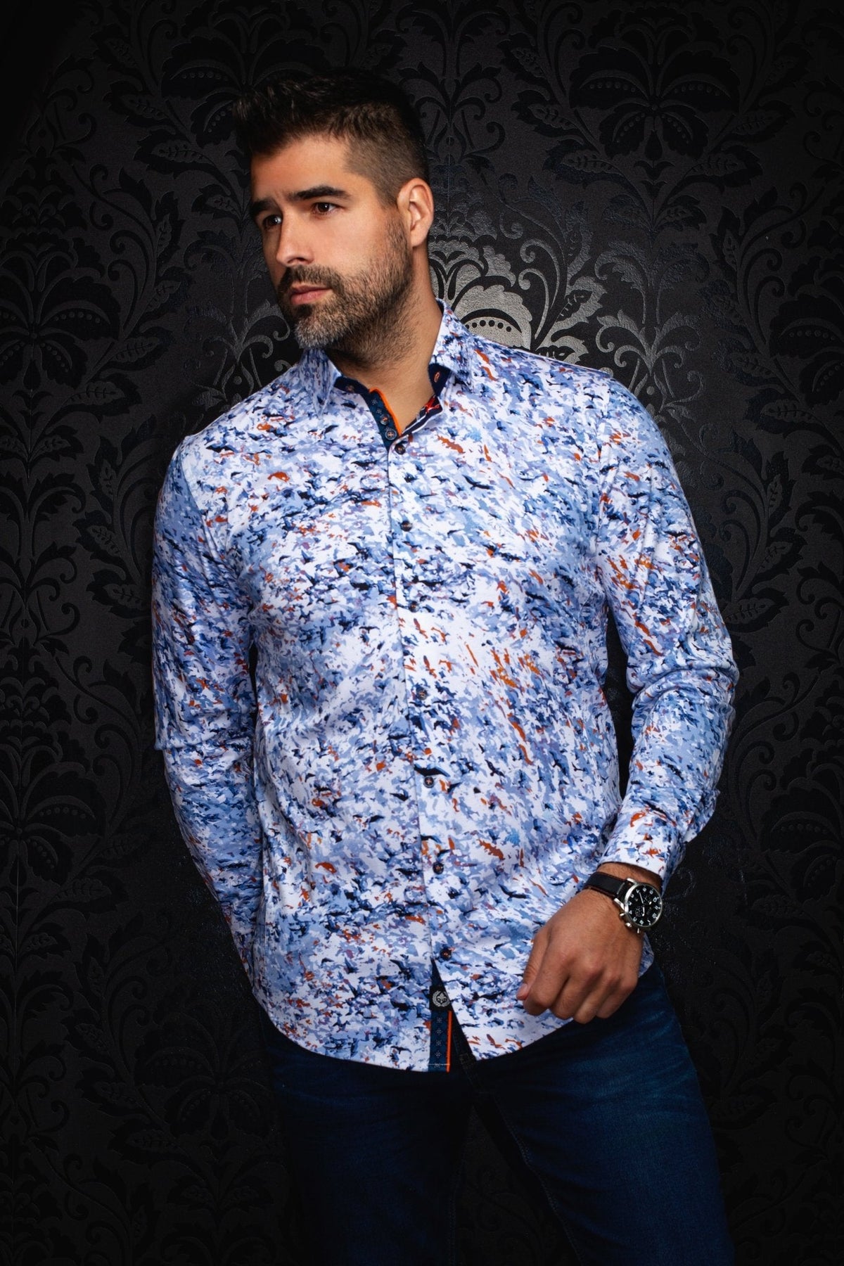 CHEMISE | SORAN, Light Blue - AU NOIR